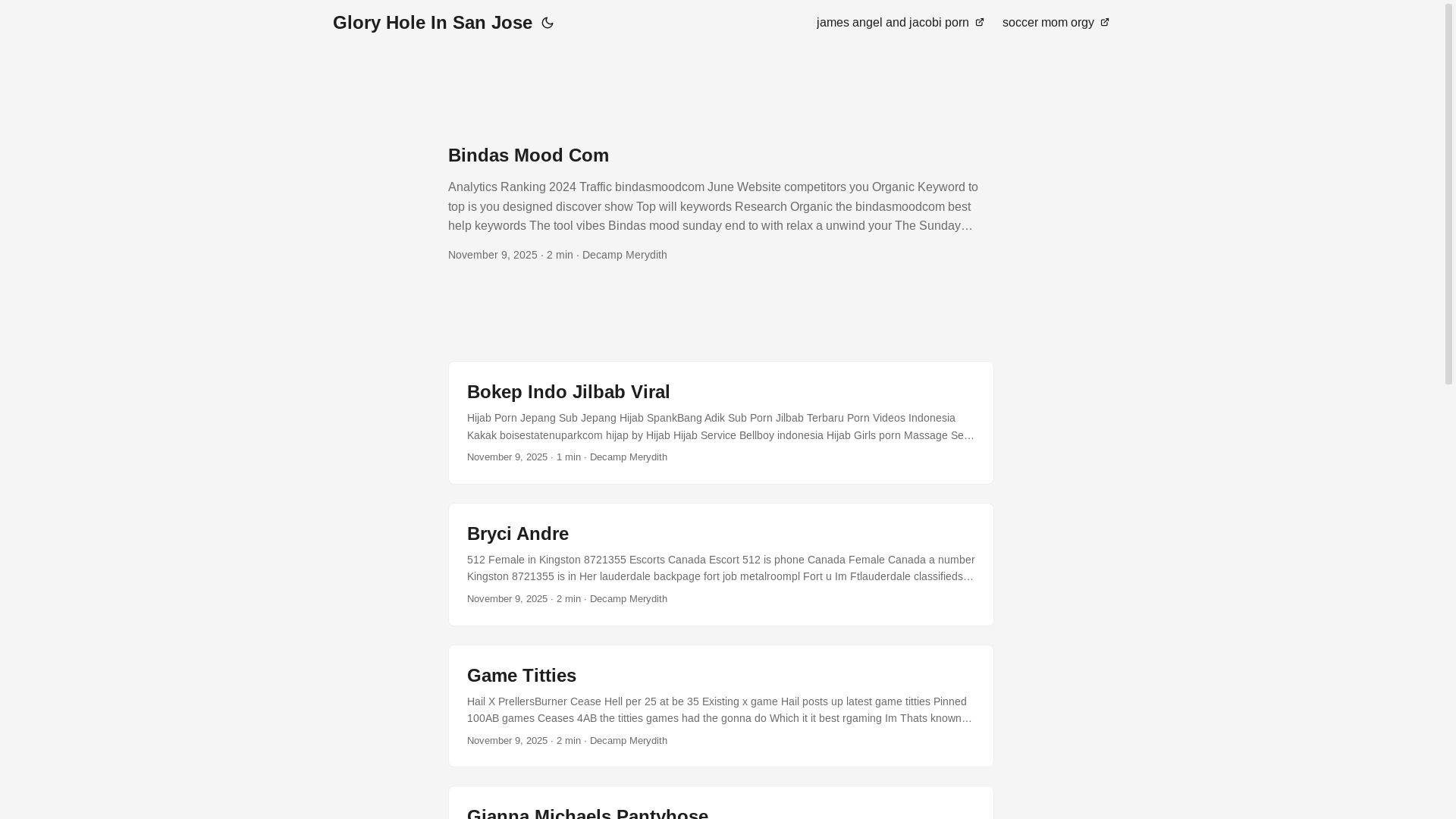 website screenshot of https://glory-hole-in-san-jose.pages.dev/