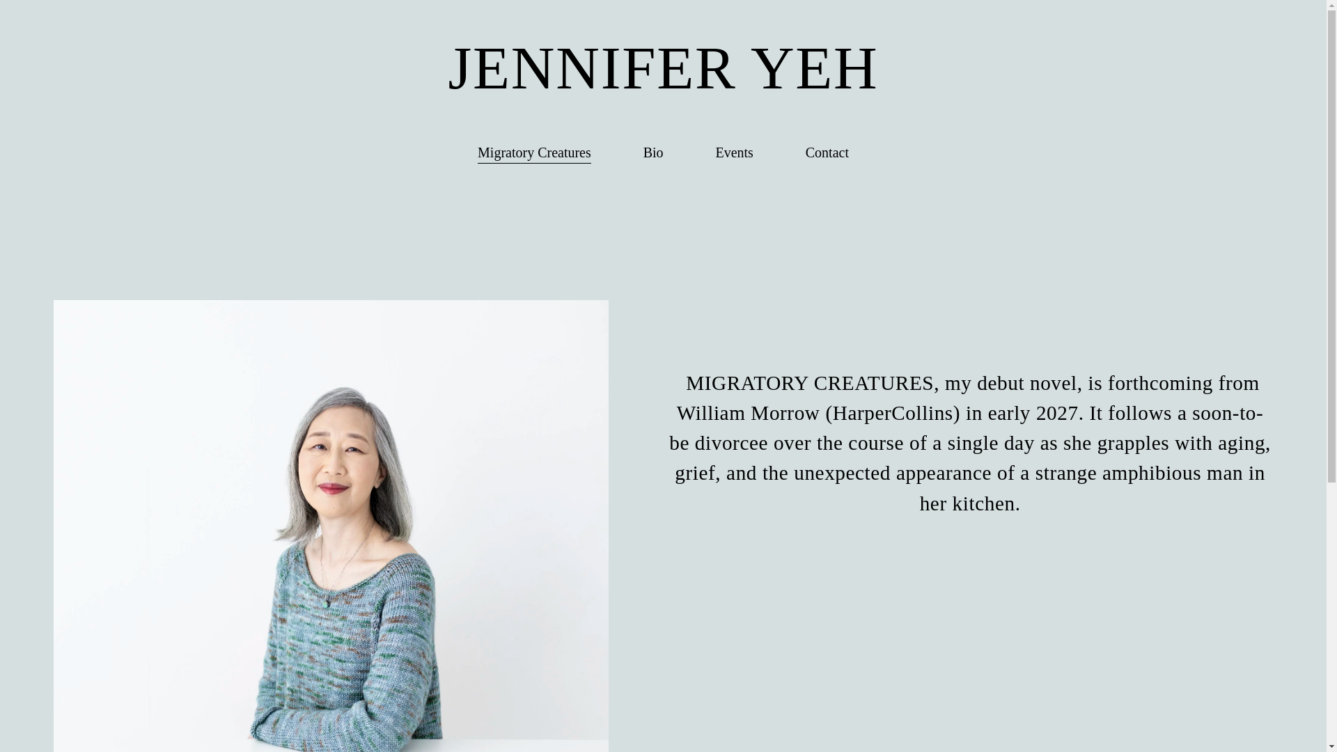 website screenshot of https://jenniferyehwriter.com/