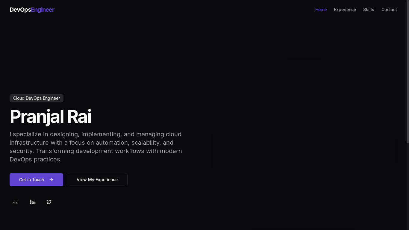 website screenshot of https://pranjalorchestratesk8s.dev/