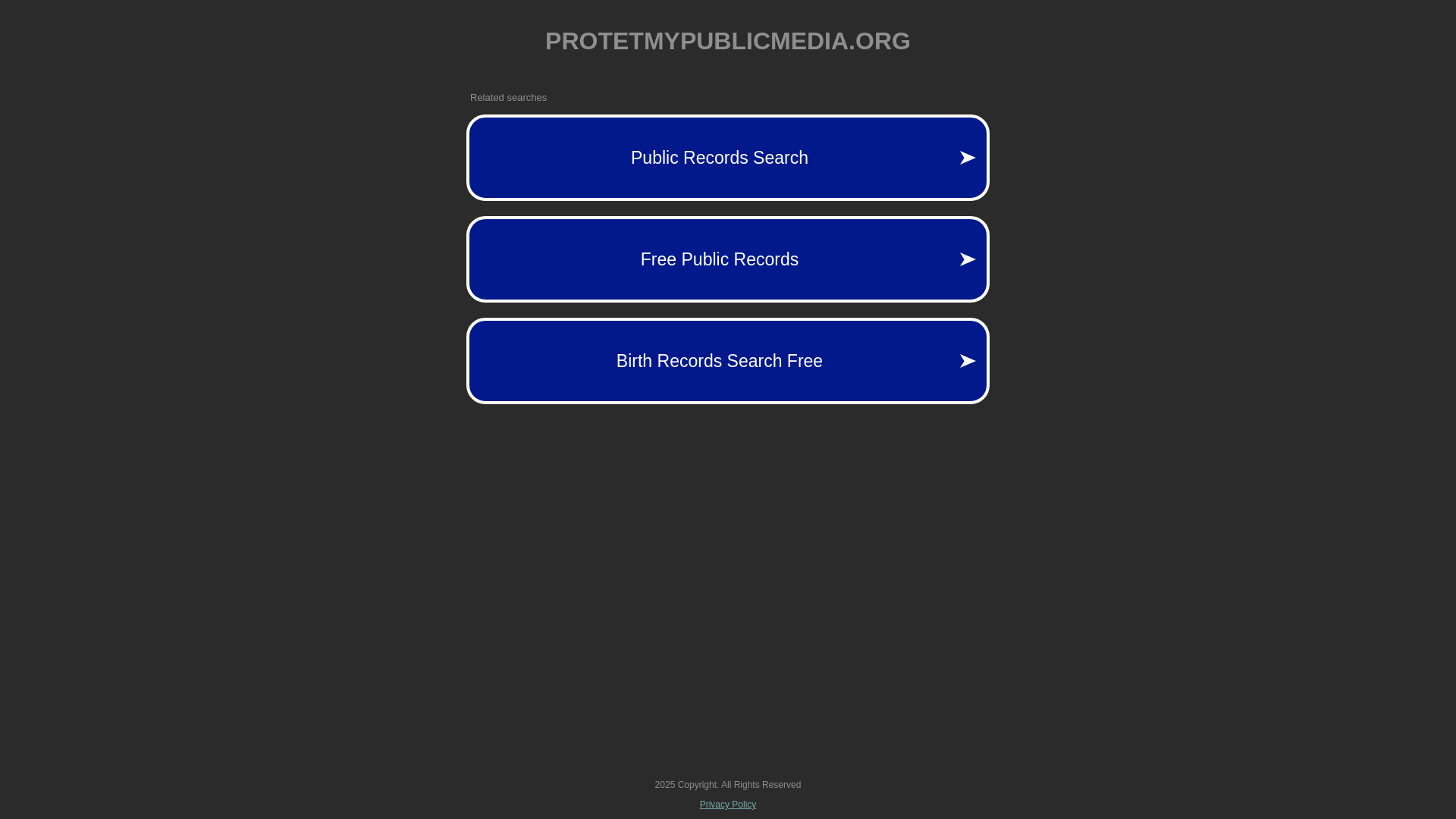 website screenshot of https://protetmypublicmedia.org/