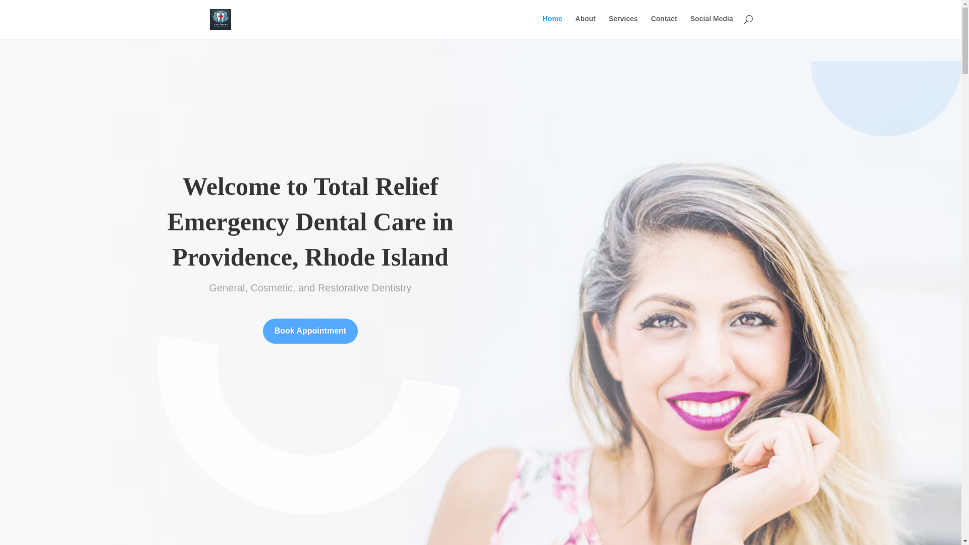 website screenshot of https://totalreliefemergencydentalcare-providence.shop/