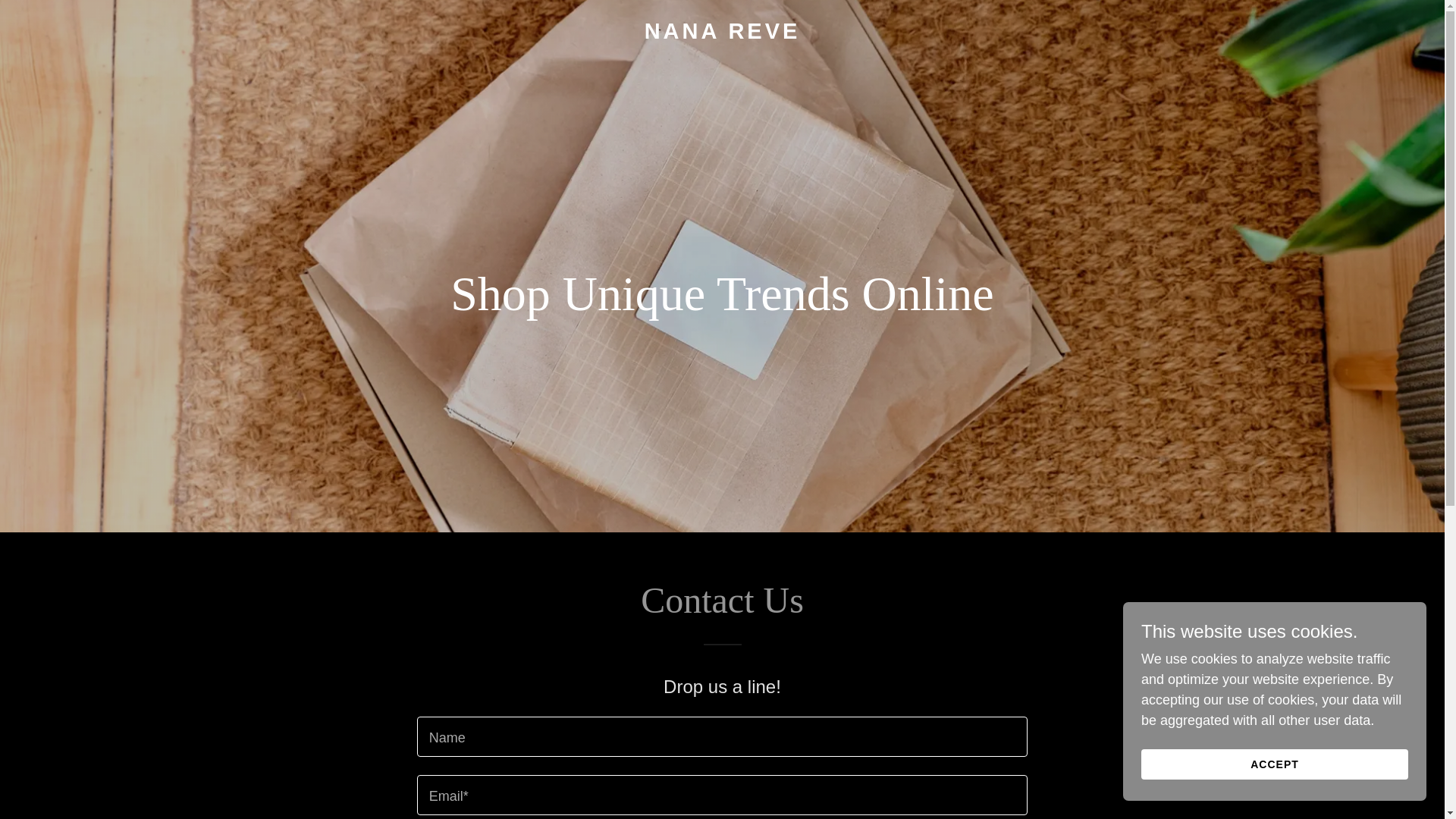 website screenshot of https://nanareve.com/