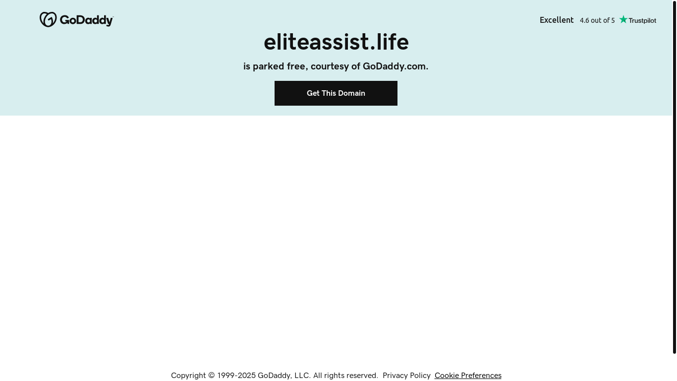 website screenshot of https://eliteassist.life/