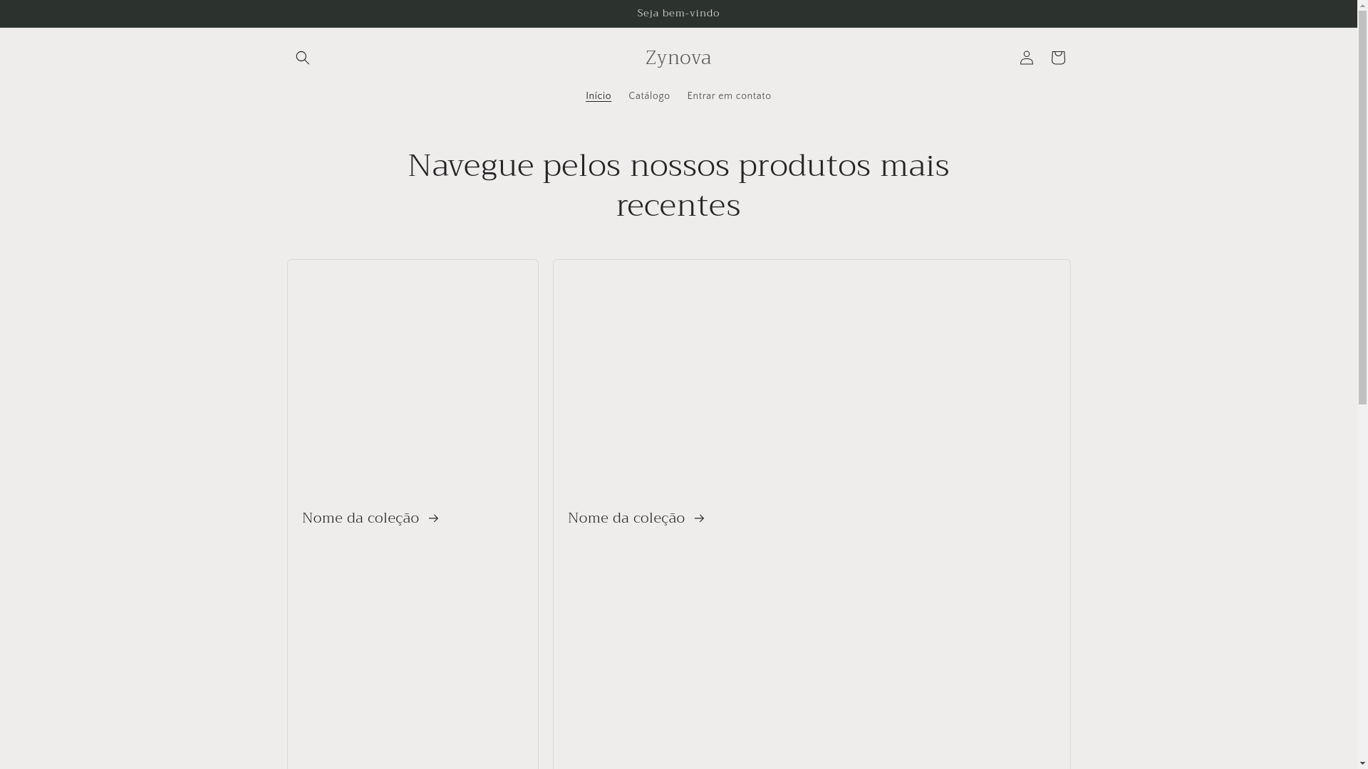 website screenshot of https://zynovas.store/