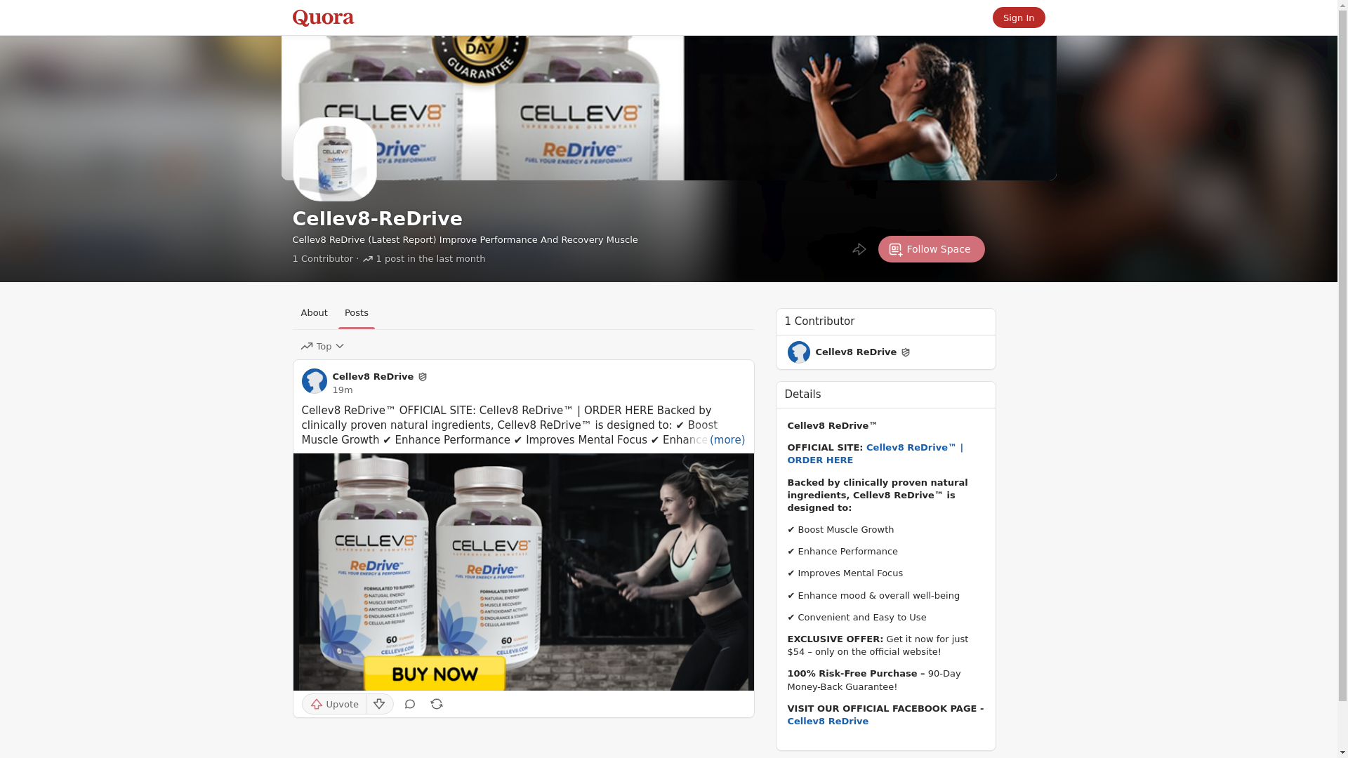 website screenshot of https://cellev8redrive.quora.com/