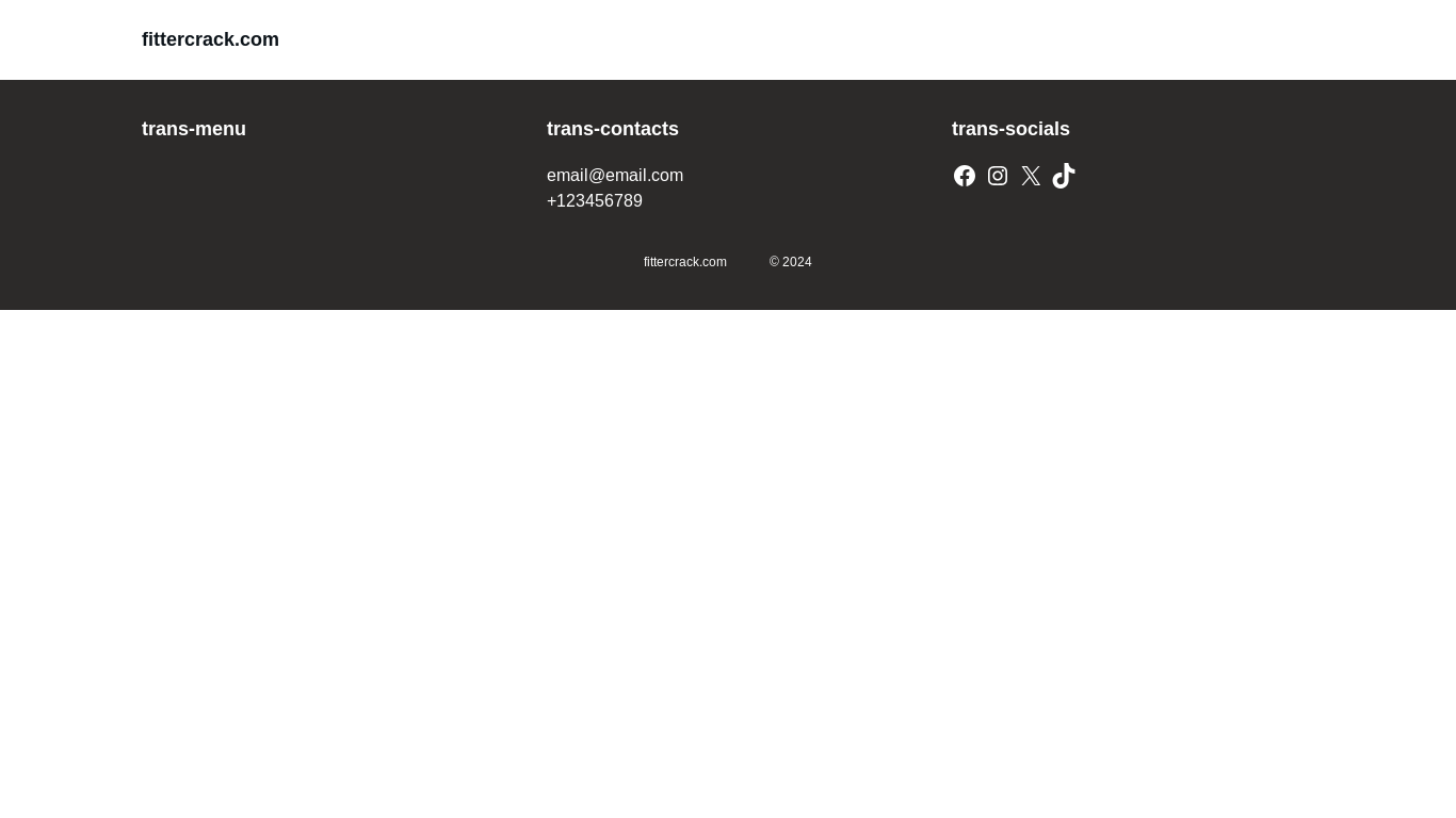 website screenshot of https://fittercrack.com/