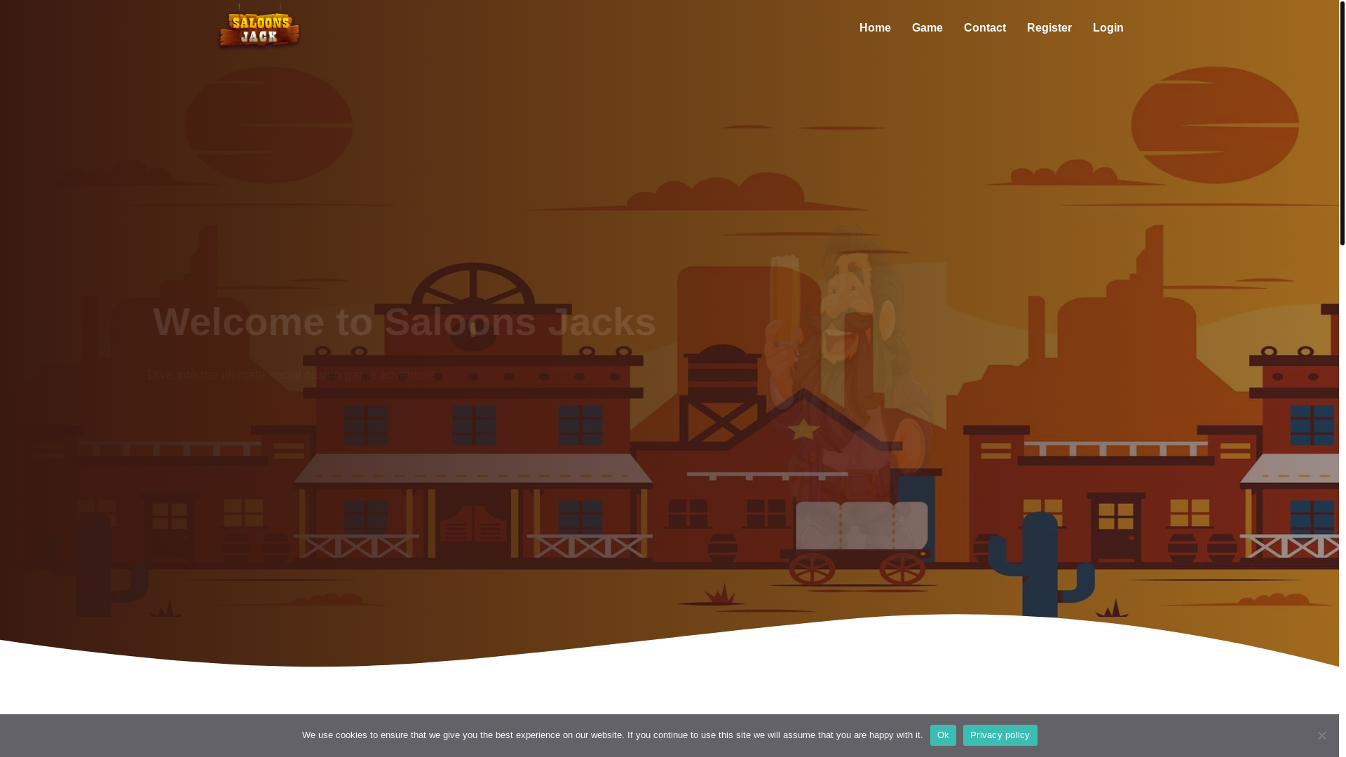 website screenshot of https://saloonfunsjack.com/