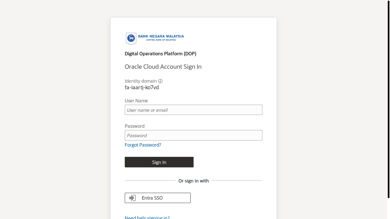 website screenshot of https://iaartj.fa.ocs.oraclecloud.com/