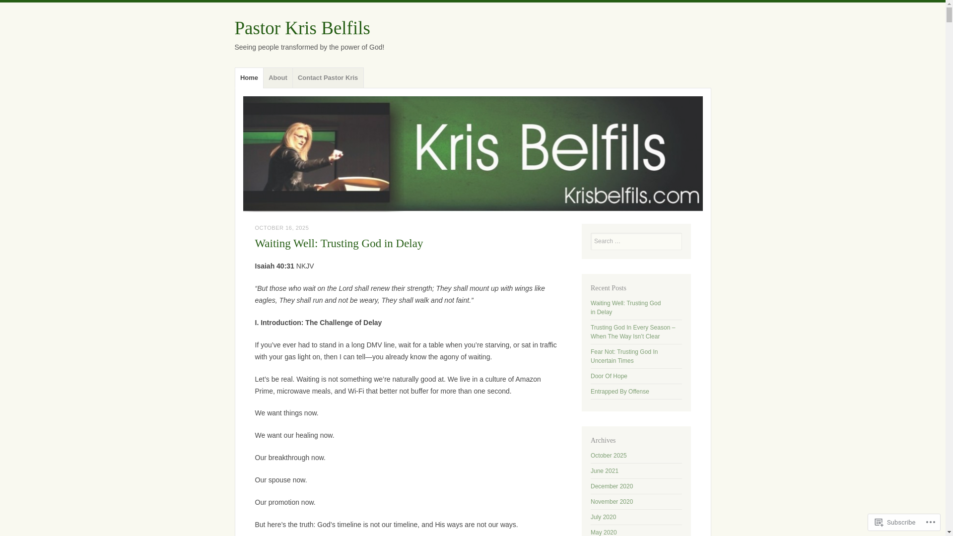 website screenshot of https://krisbelfils.org/