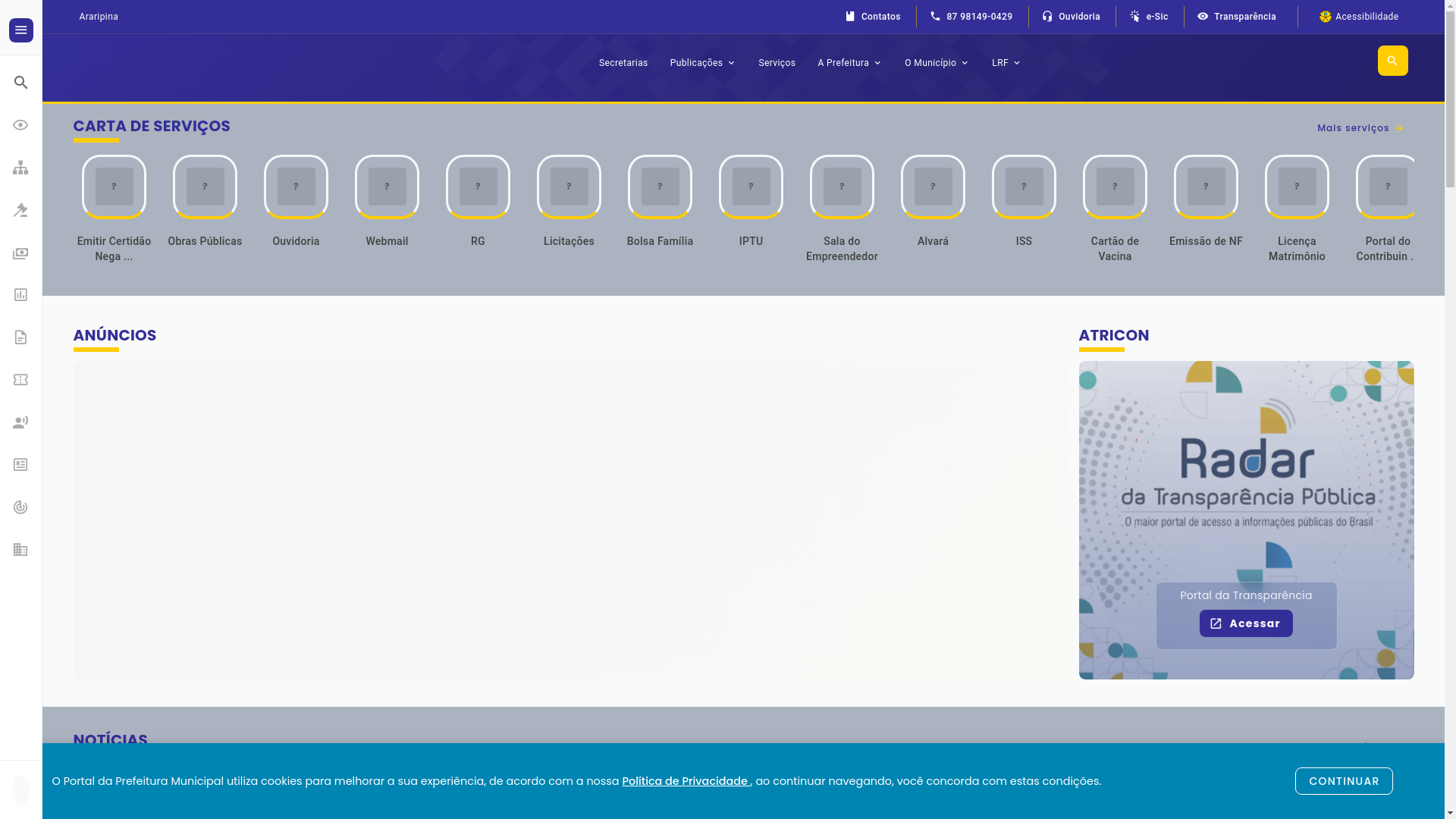 website screenshot of https://cia-pe-araripina.pages.dev/