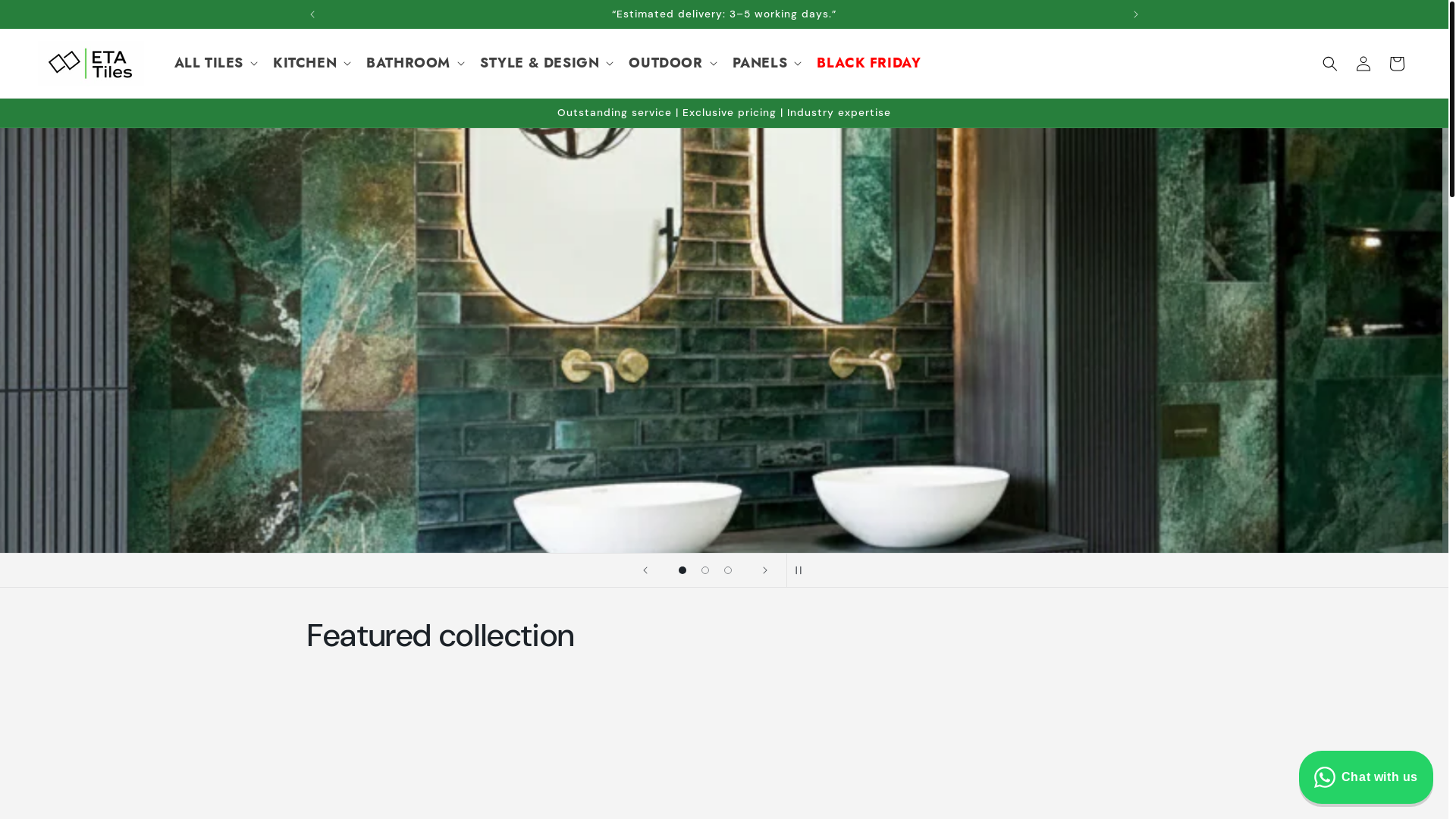 website screenshot of https://tiledirectoutlet.com/