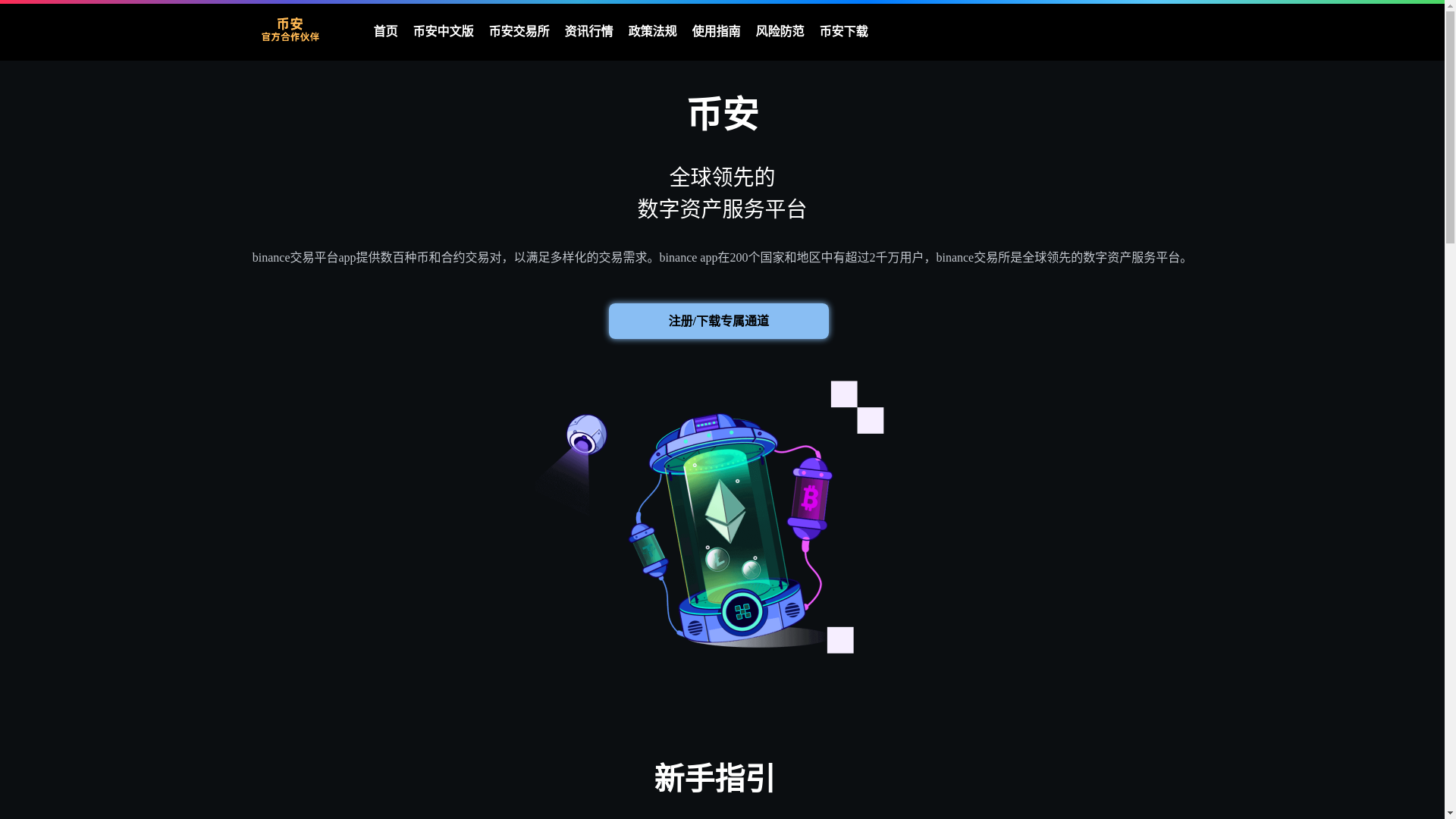 website screenshot of https://x8-binance.com/