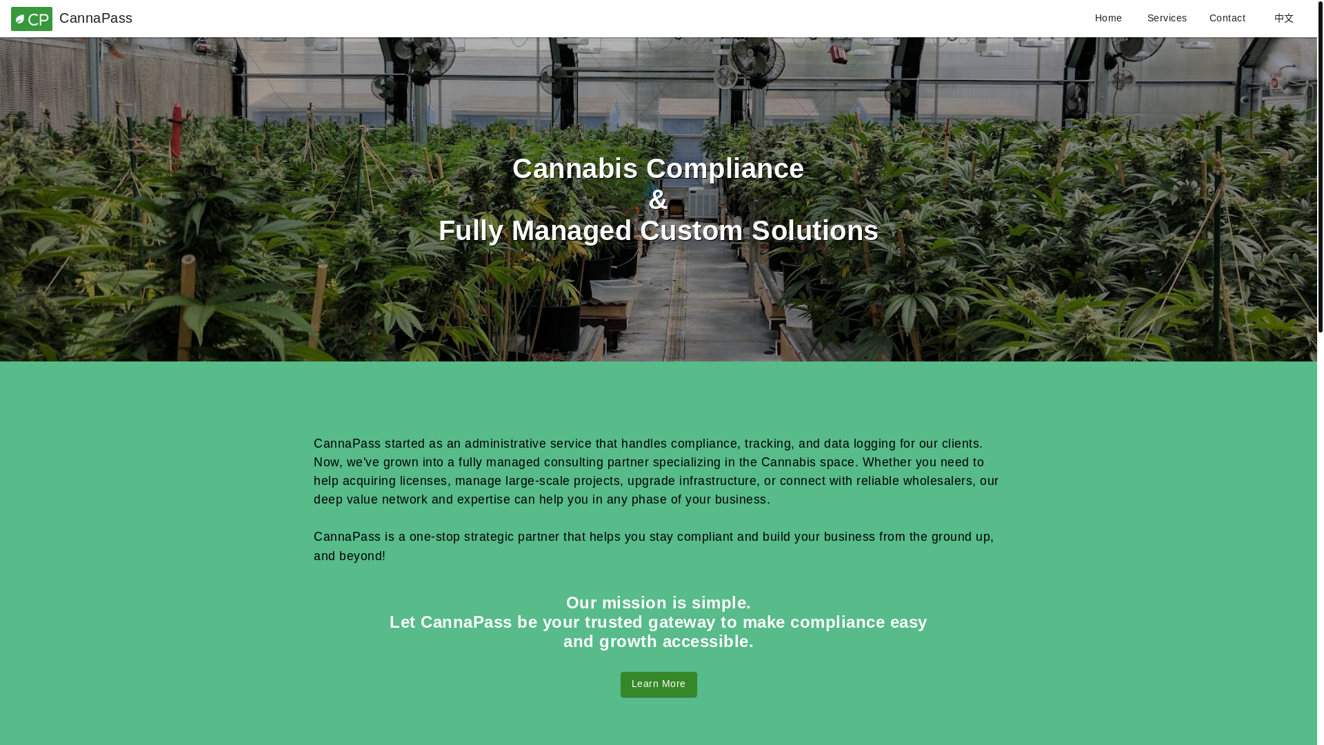 website screenshot of https://cannapass-app-client.pages.dev/