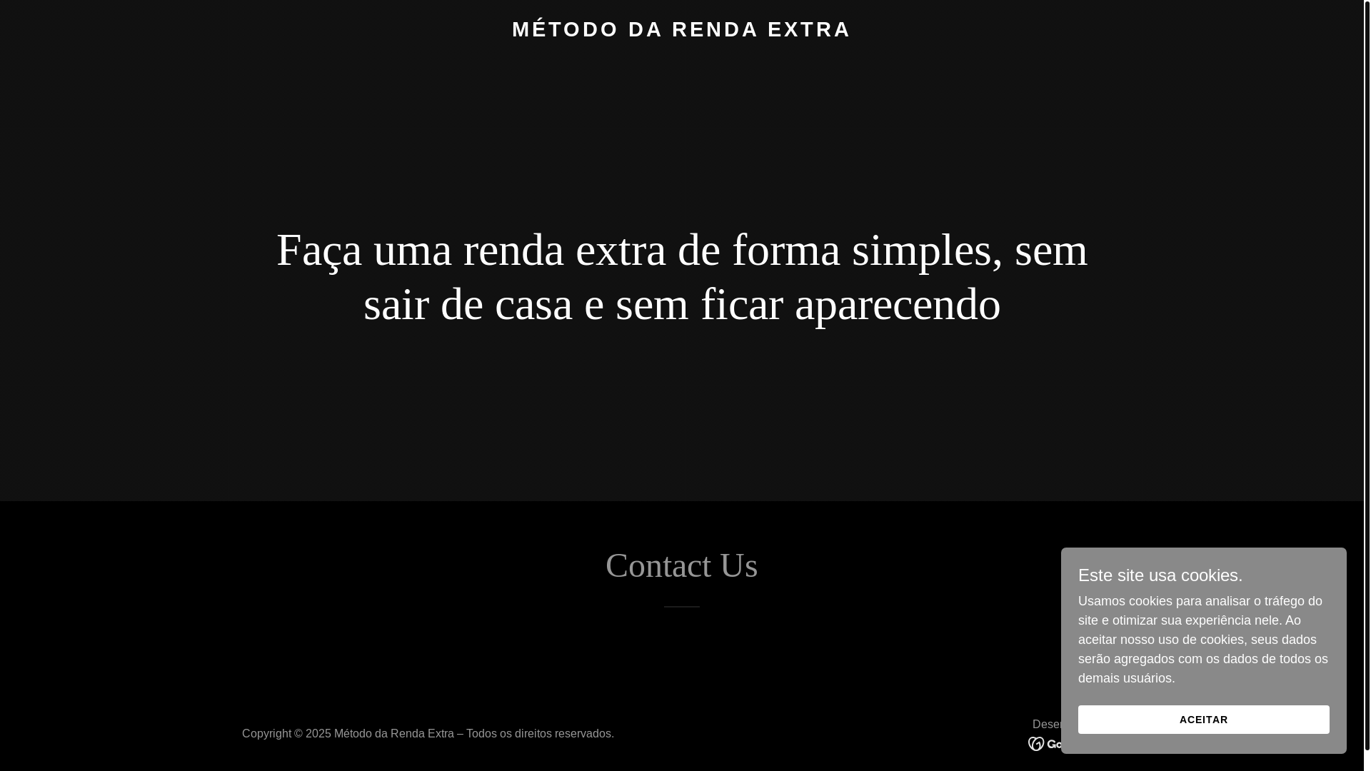 website screenshot of https://metododarendaextra.online/