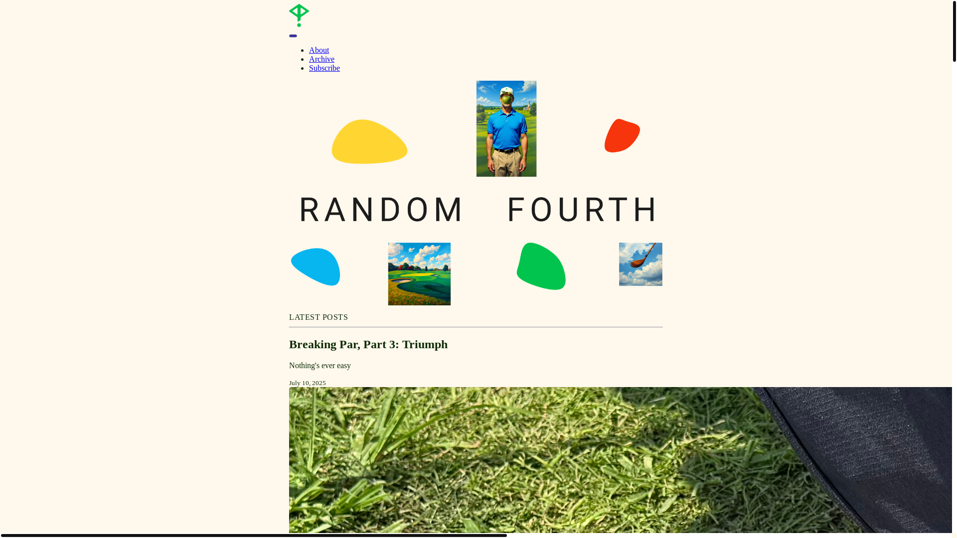 website screenshot of https://randomfourth.pages.dev/