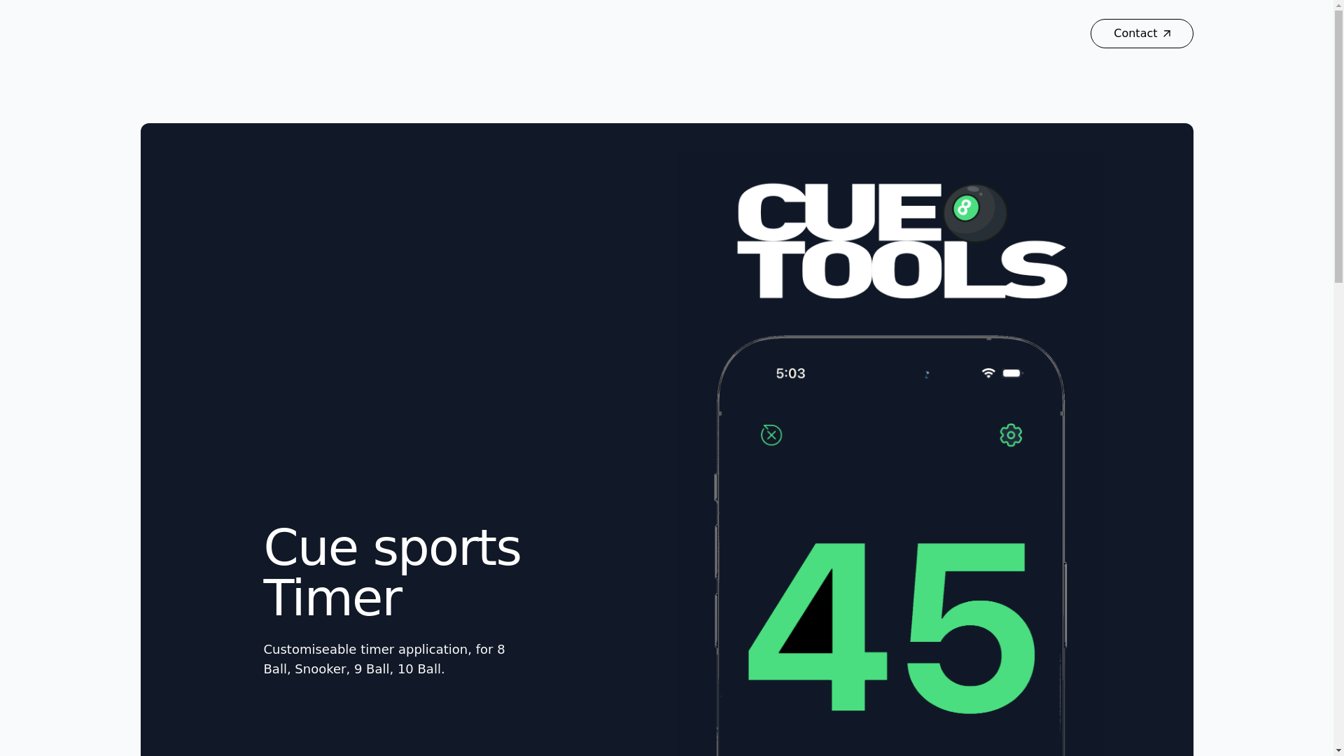 website screenshot of https://cuetools.app/