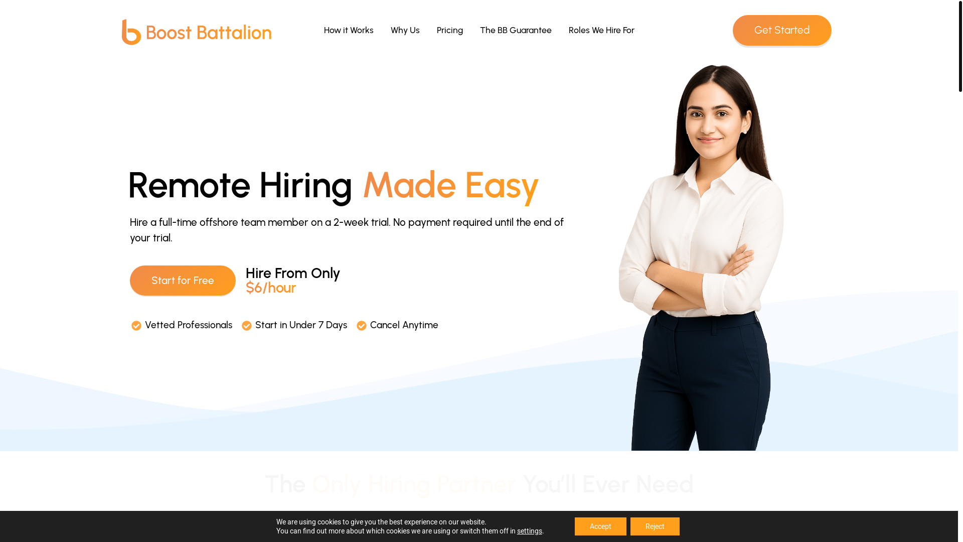 website screenshot of https://boost-battalion.com/