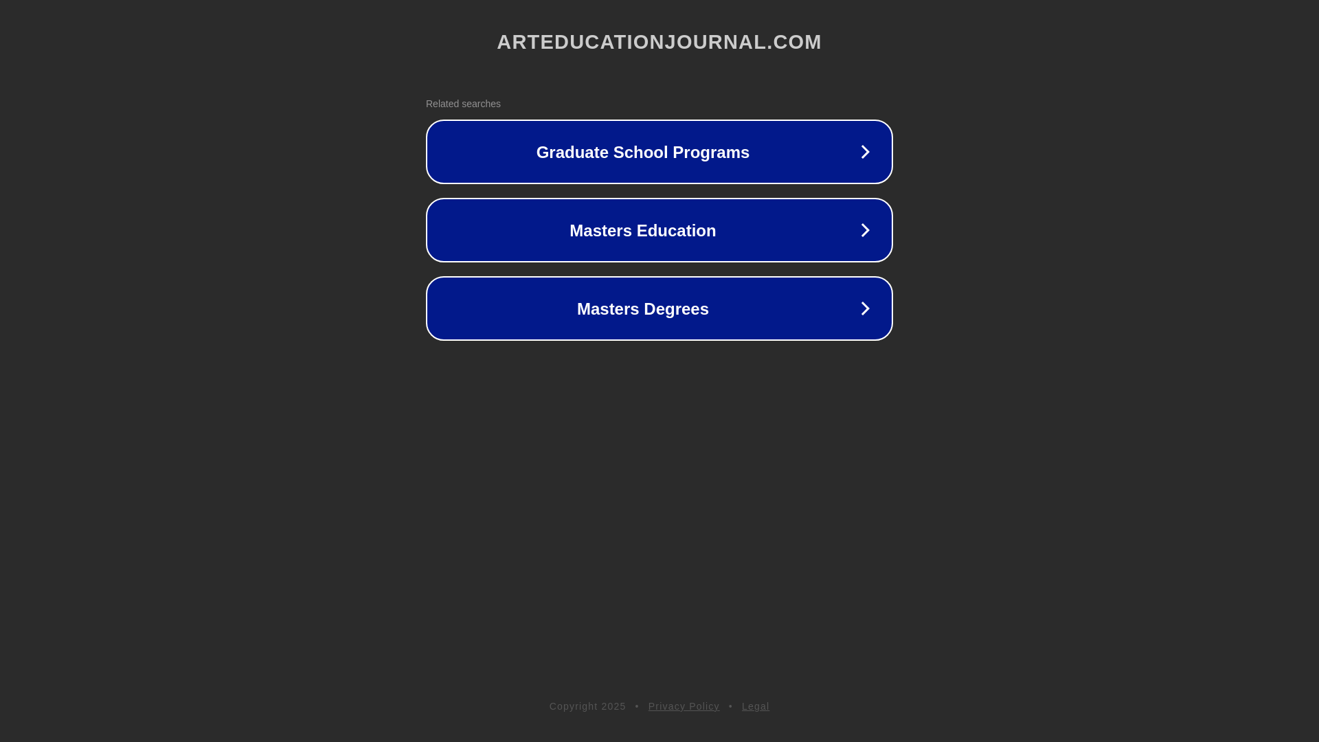 website screenshot of https://arteducationjournal.com/