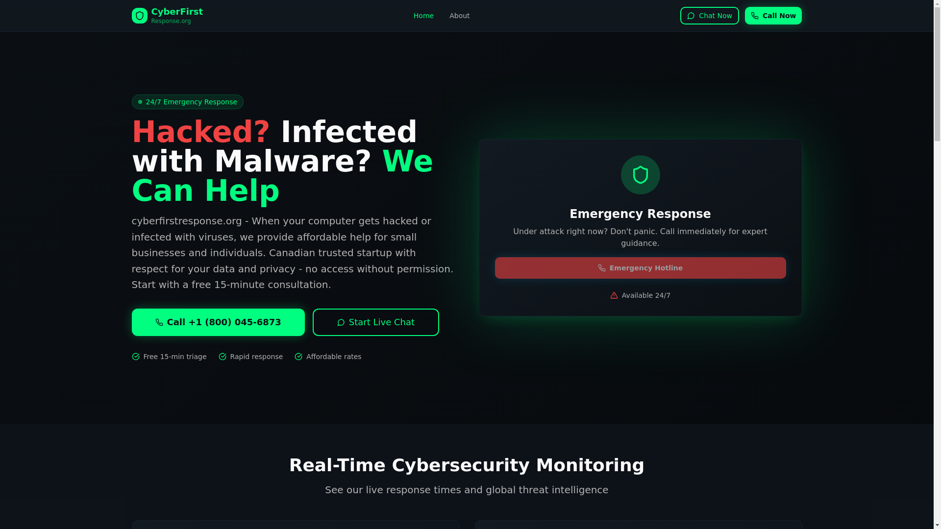 website screenshot of https://cyber-guardian-response2.pages.dev/