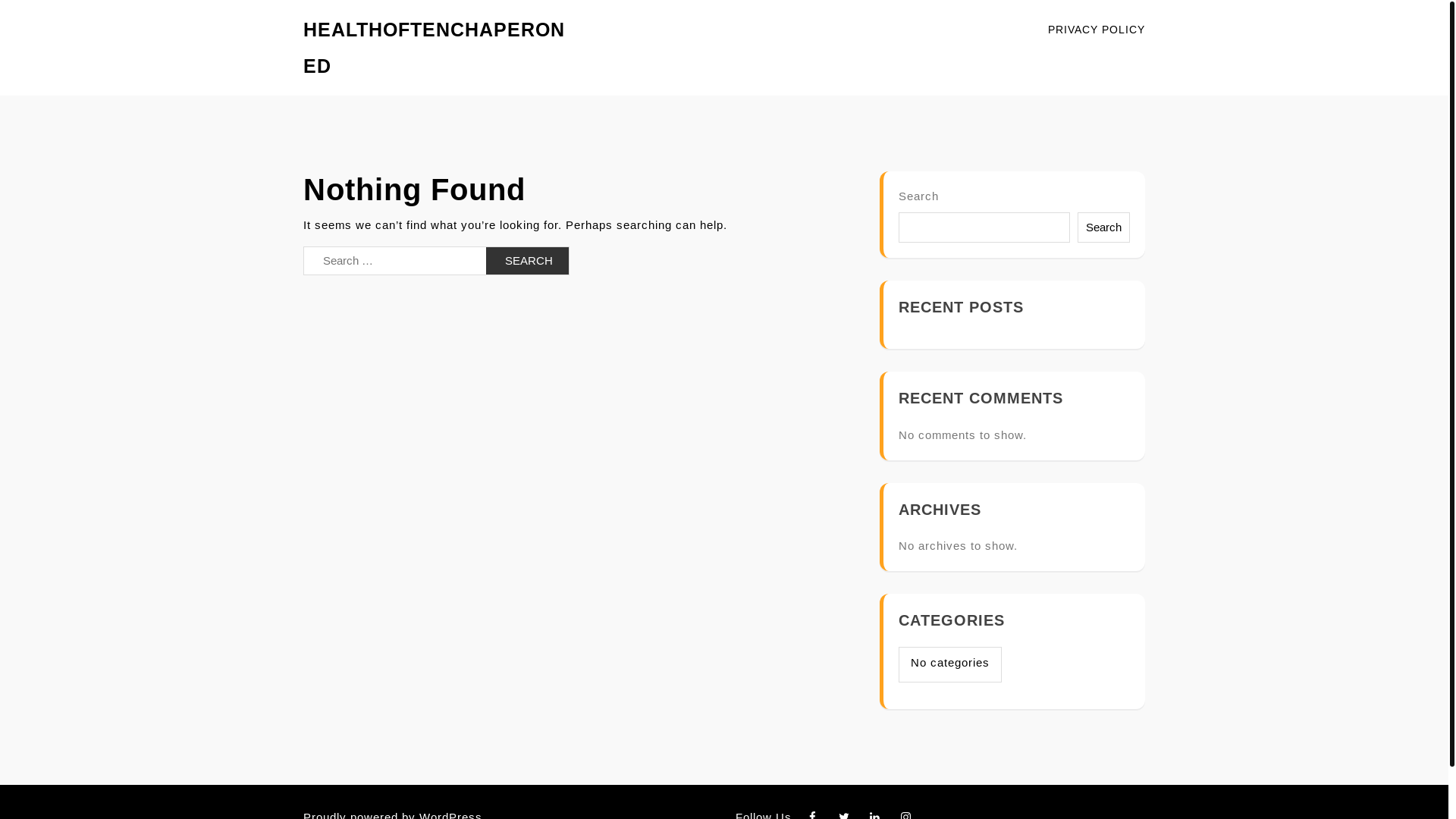 website screenshot of https://healthoftenchaperoned.com/