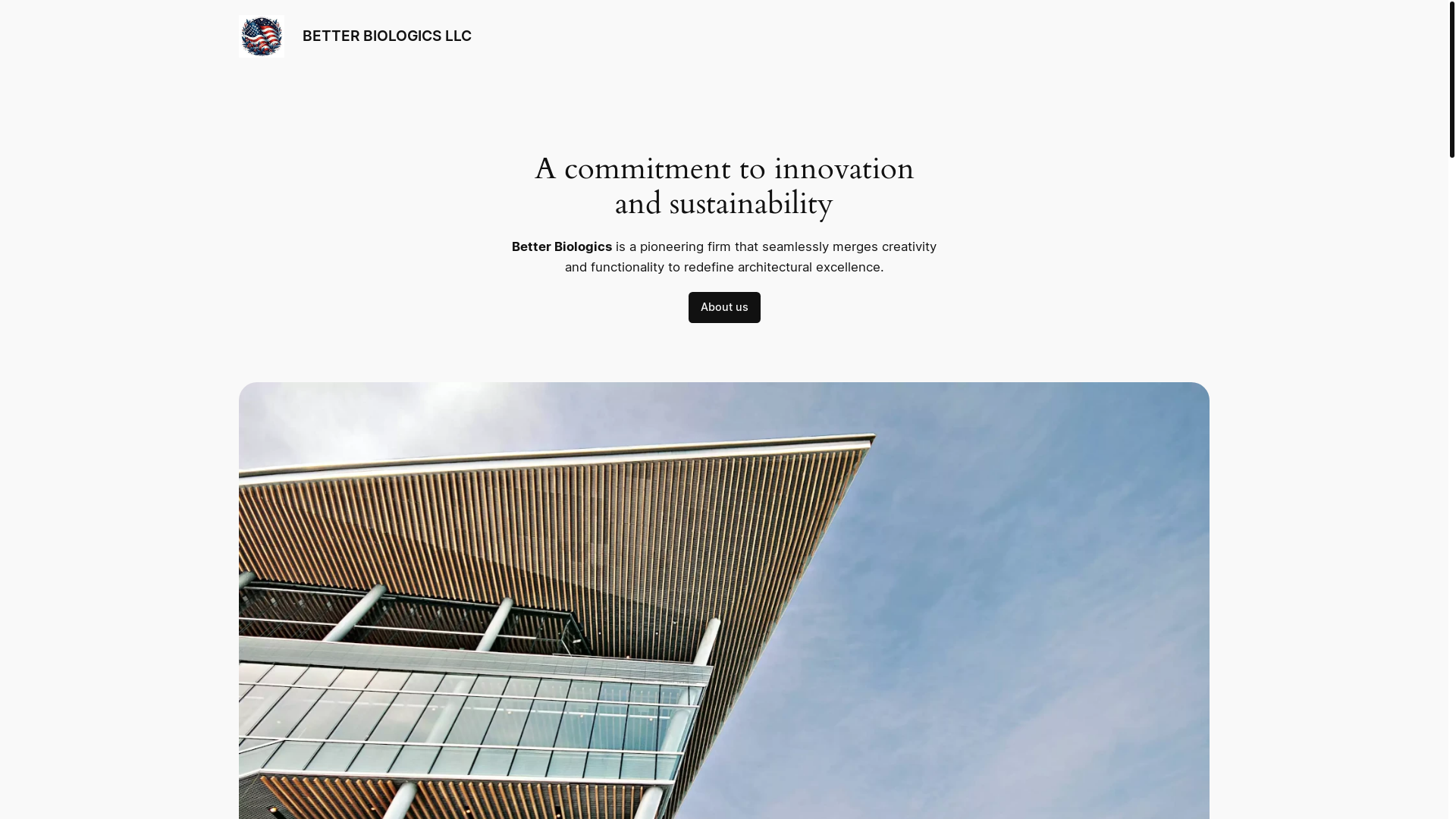 website screenshot of https://betterbiologics.top/