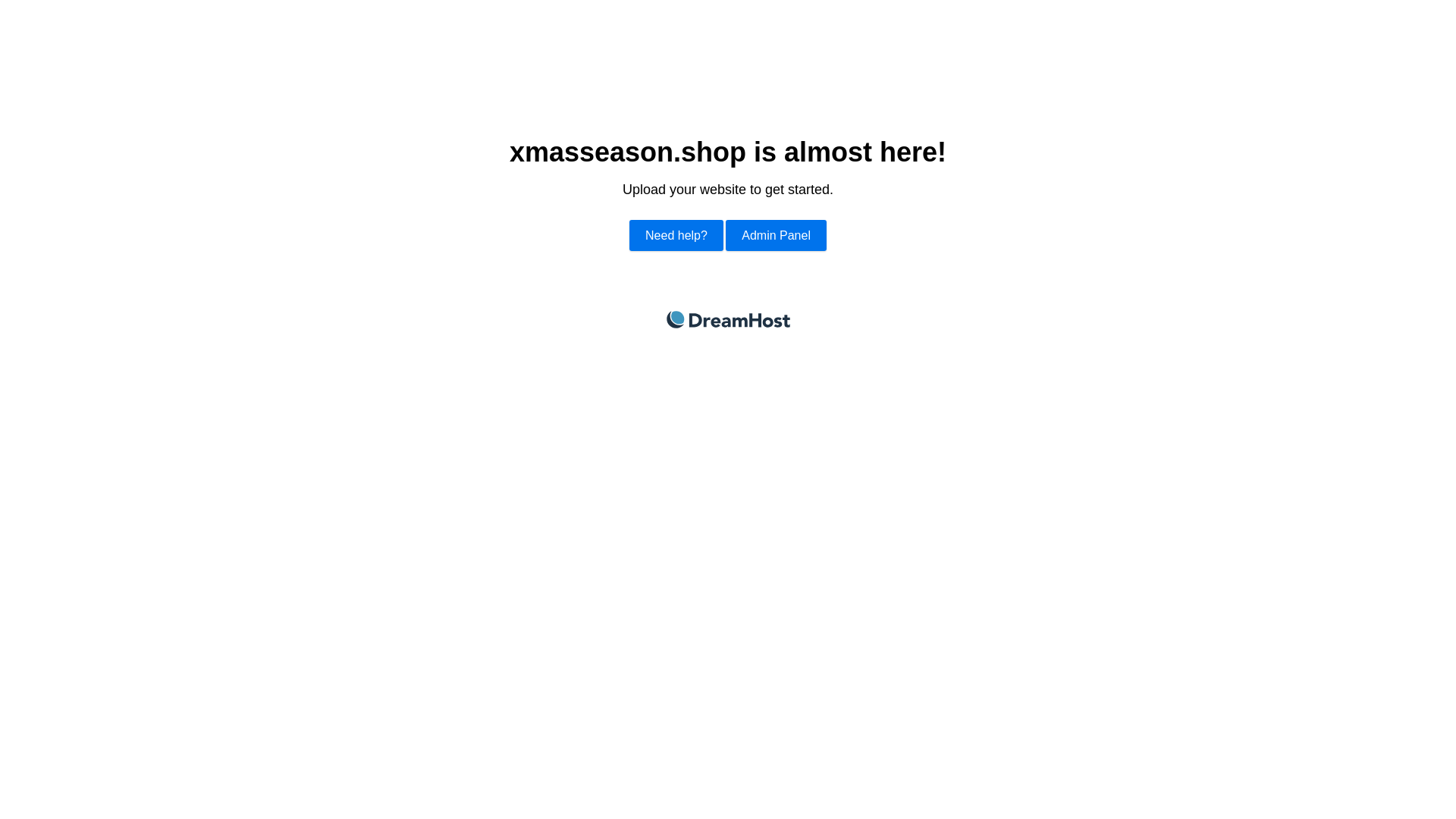website screenshot of https://xmasseason.shop/