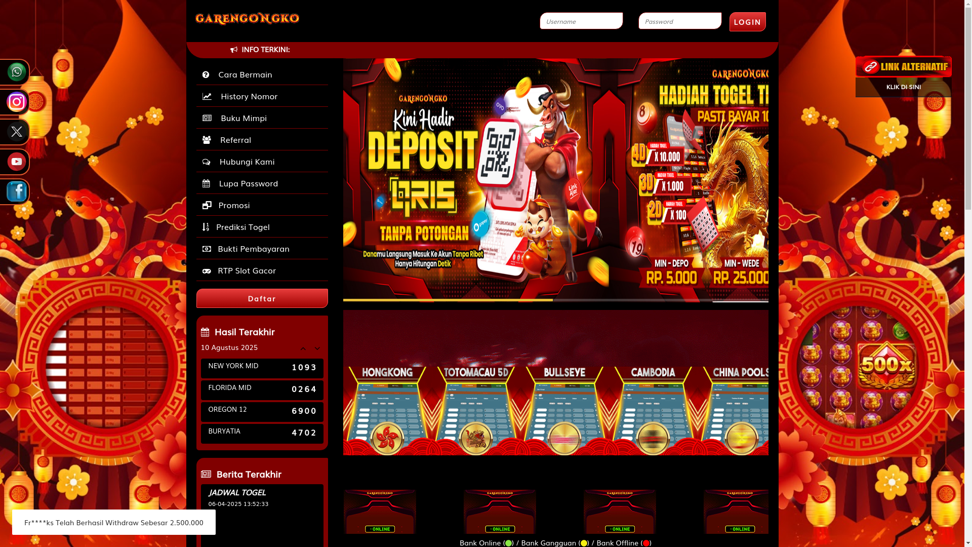 website screenshot of https://garengongkofgh.site/