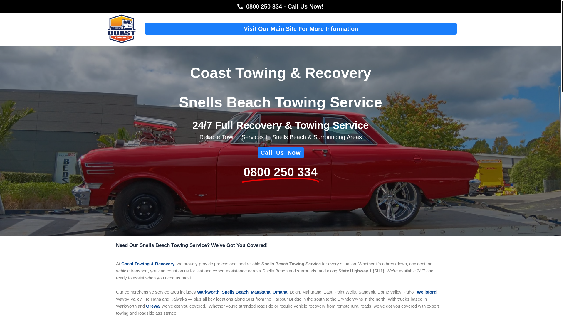 website screenshot of https://snellsbeachtowingconz.pages.dev/