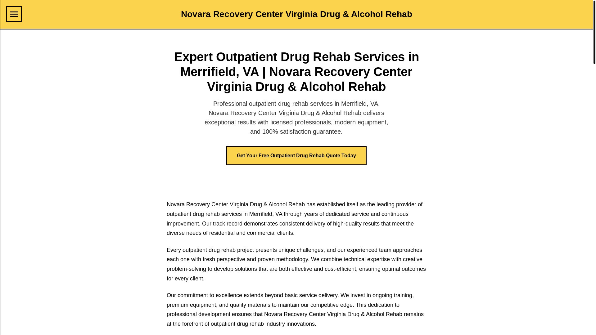 website screenshot of https://novara-recovery-cent-d4d70.pages.dev/