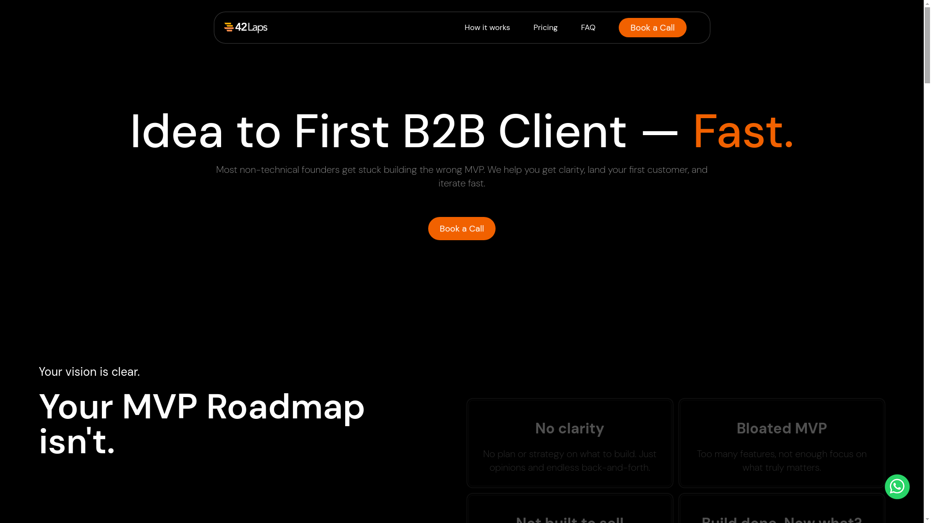 website screenshot of https://42laps-website.pages.dev/