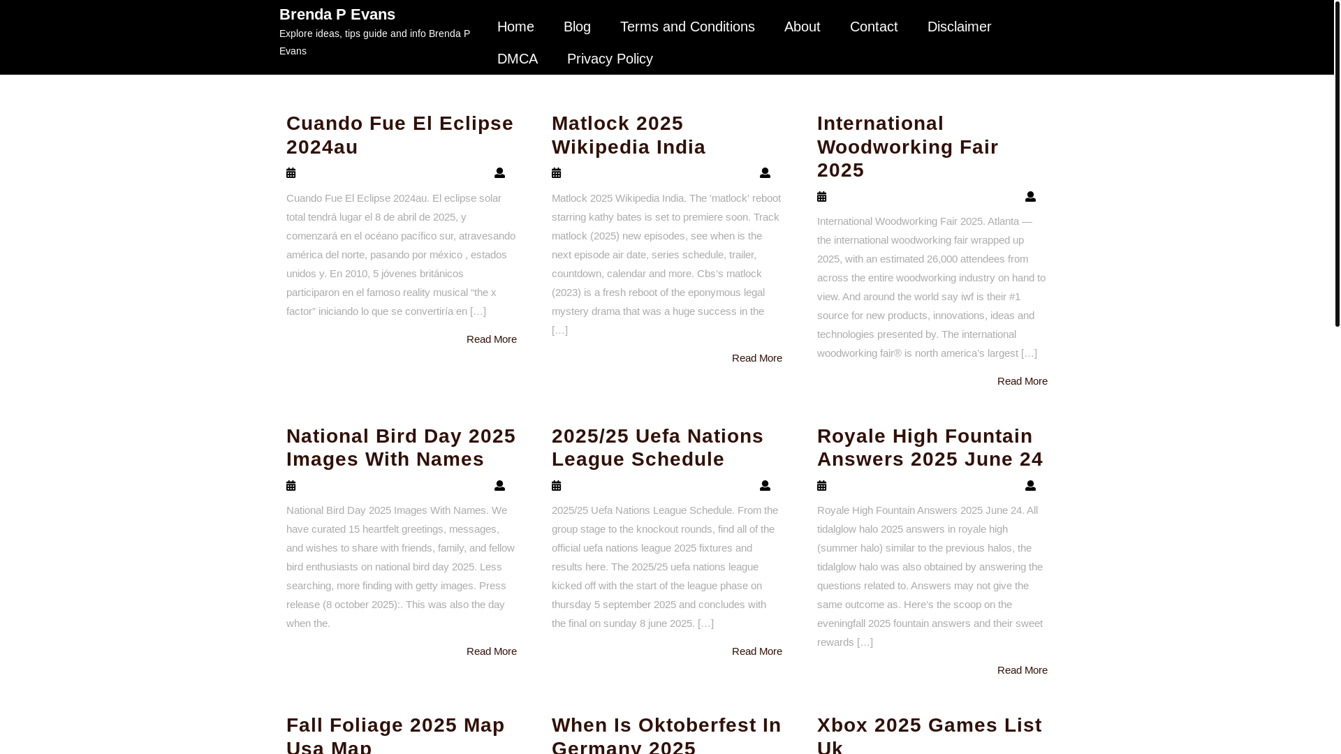website screenshot of https://brendapevansj.pages.dev/