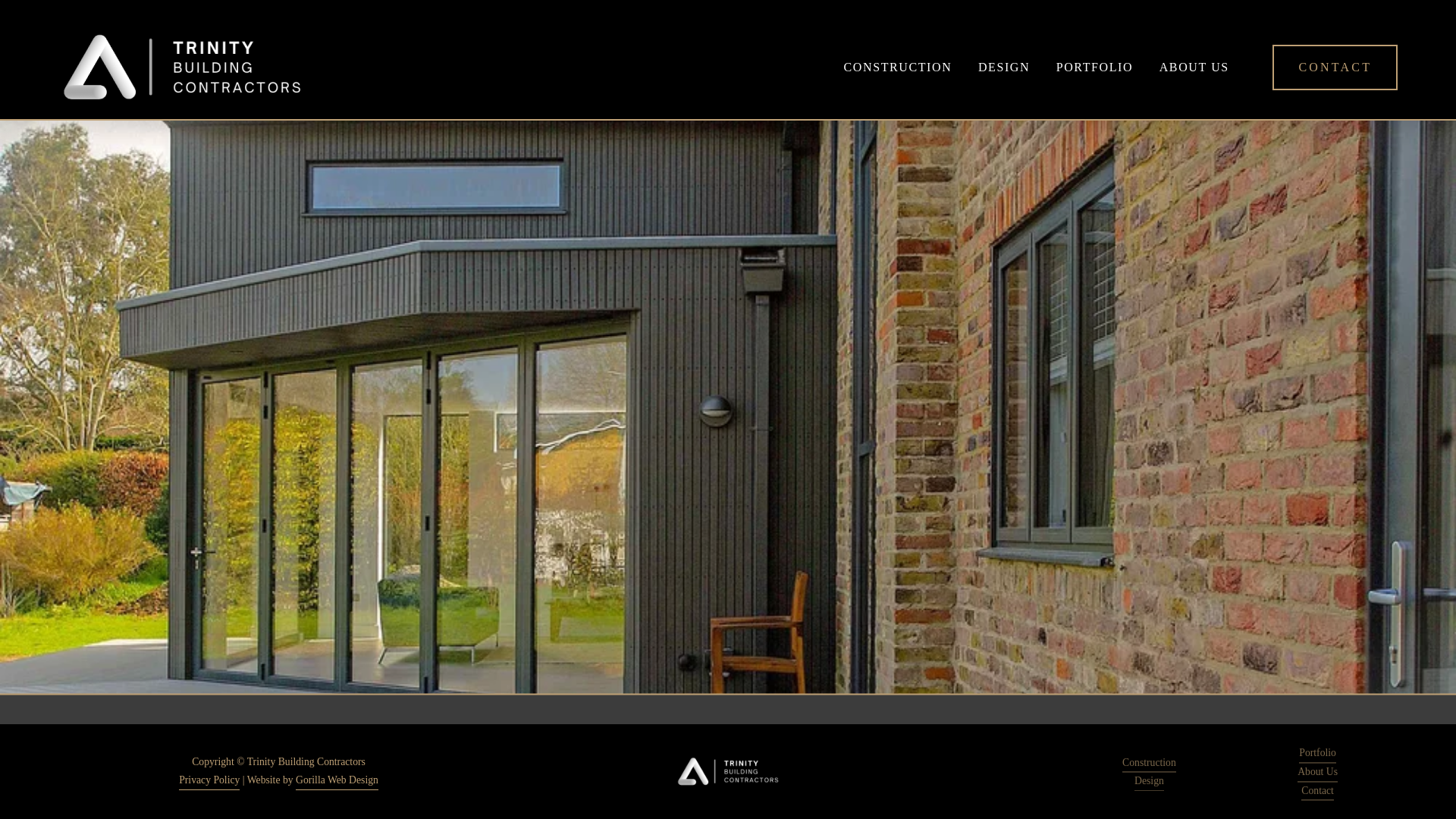 website screenshot of https://trinitybuildingcontractors.co.uk/