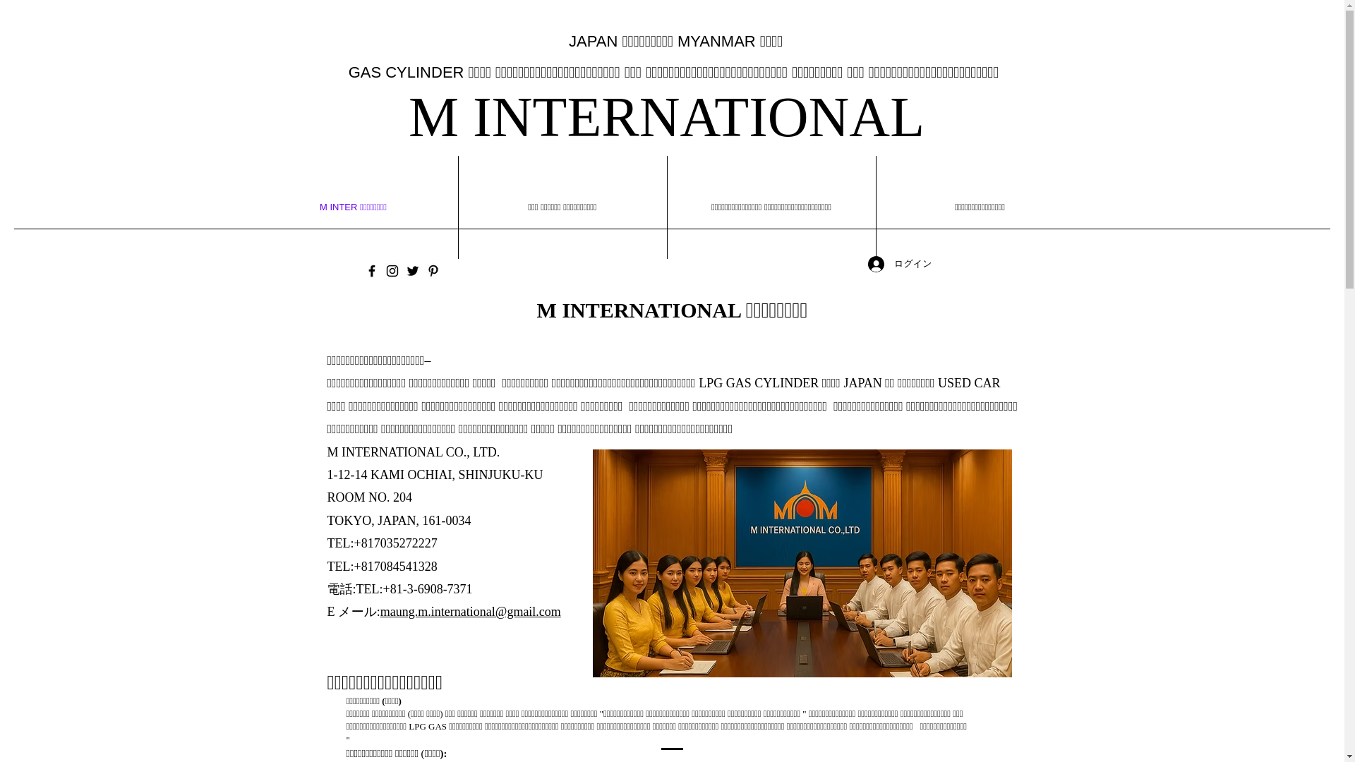 website screenshot of https://mintljapan.com/