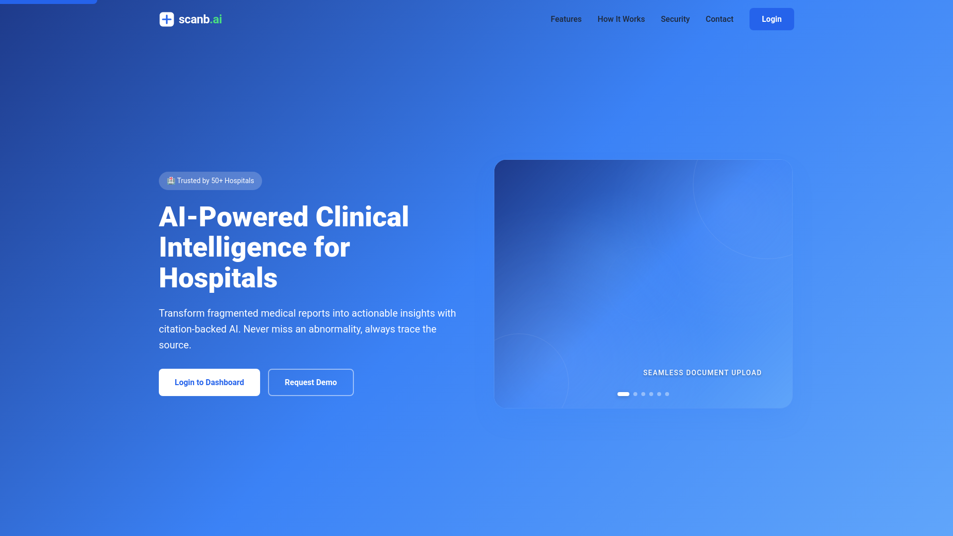 website screenshot of https://scanb-ai.pages.dev/