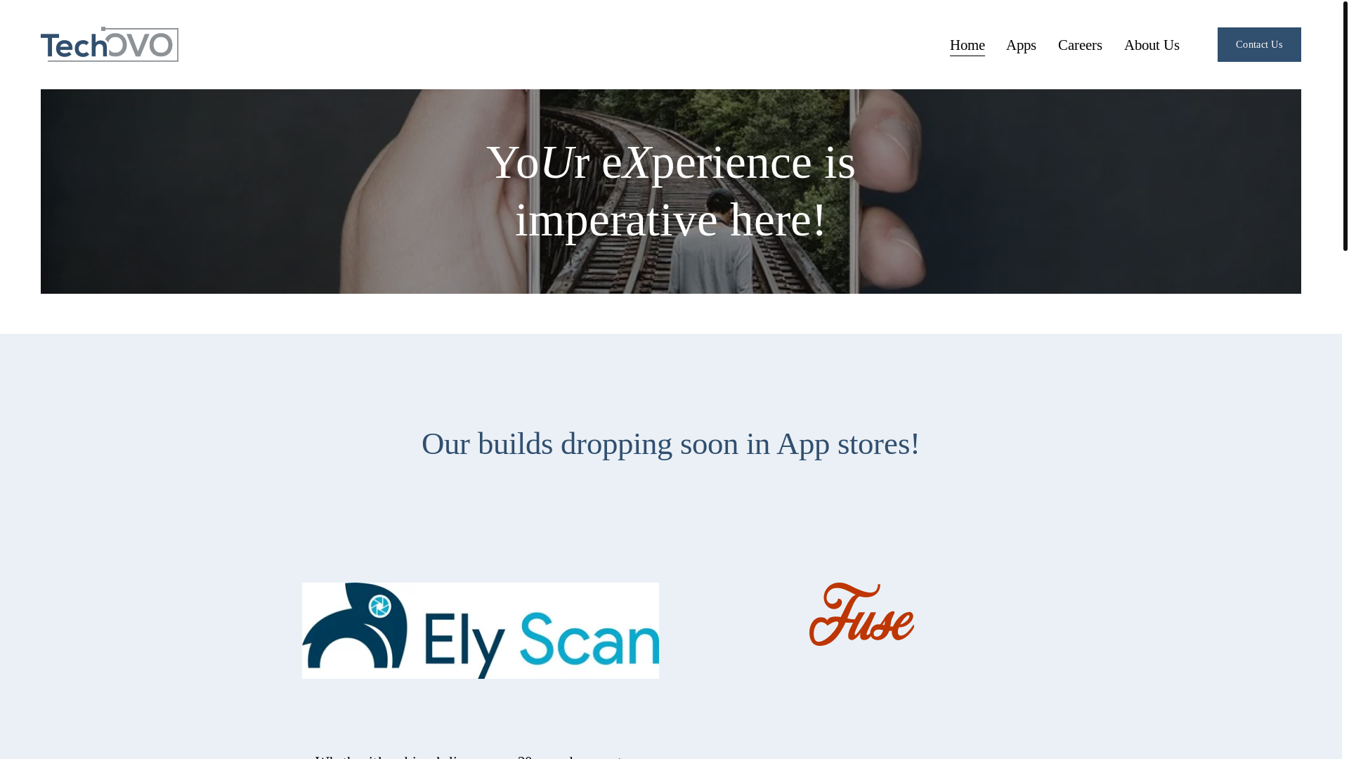 website screenshot of https://www.tech-ovo.com