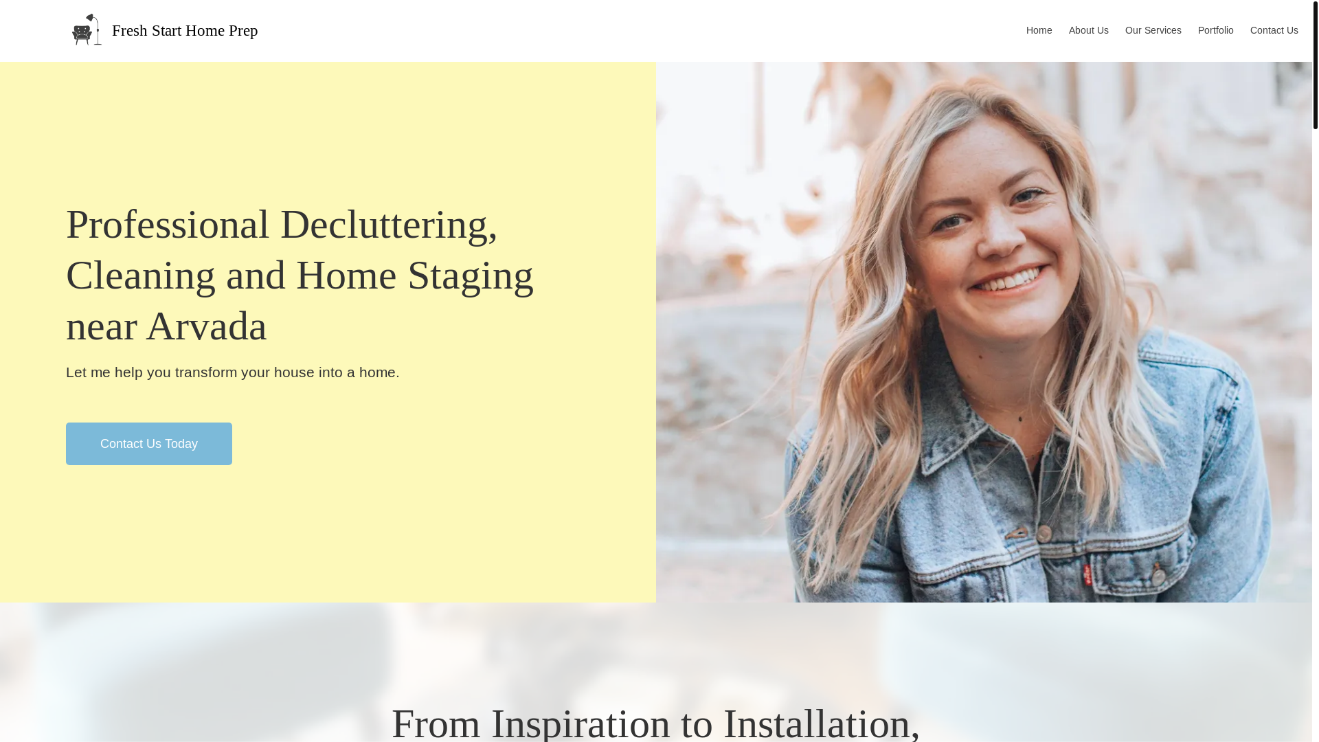 website screenshot of https://freshstarthomeprep.com/