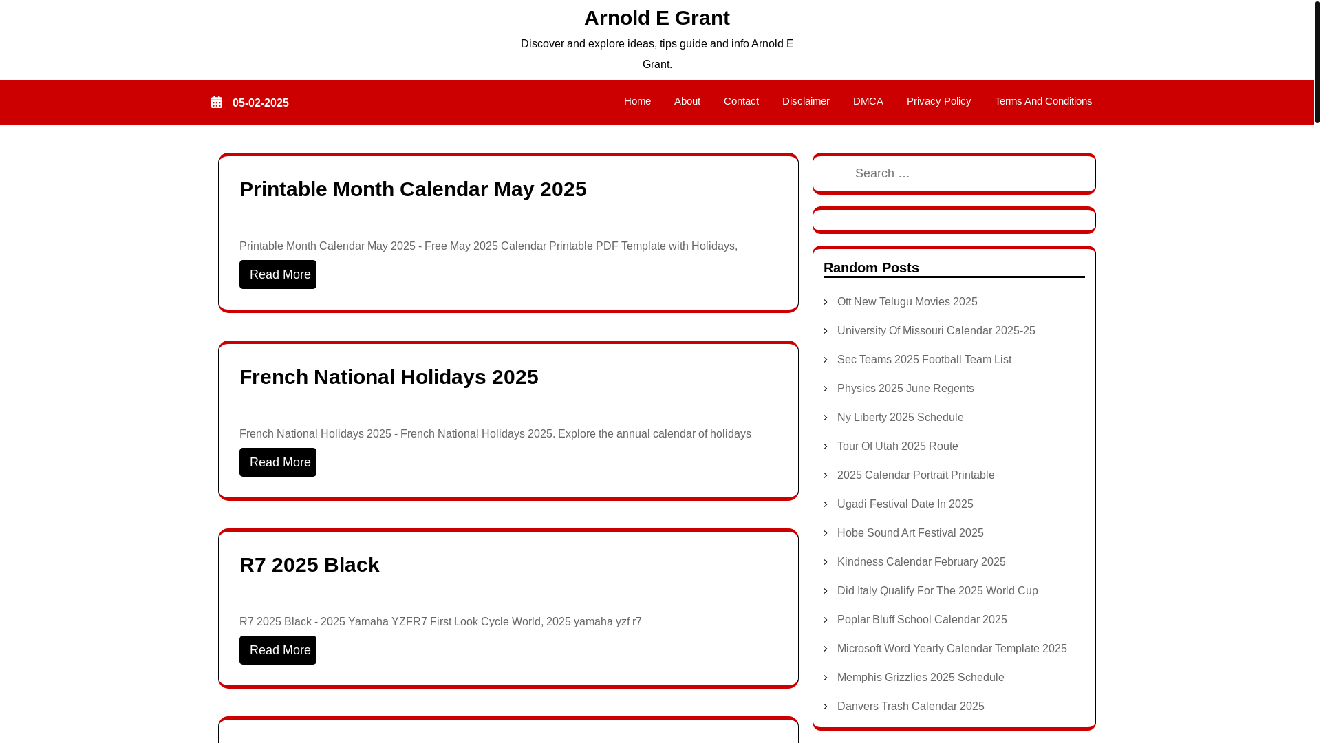 website screenshot of https://arnoldegrantr.pages.dev/