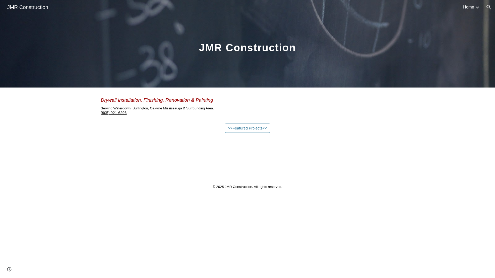 website screenshot of https://jmr-construction.ca/
