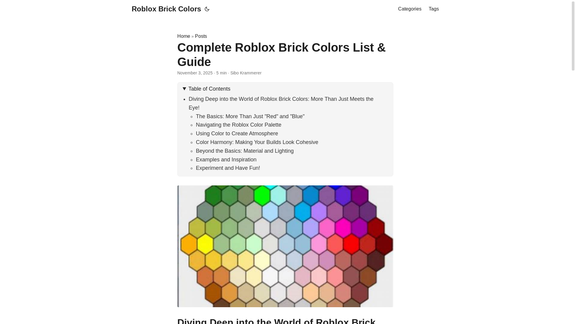 website screenshot of https://roblox-brick-colors.pages.dev/
