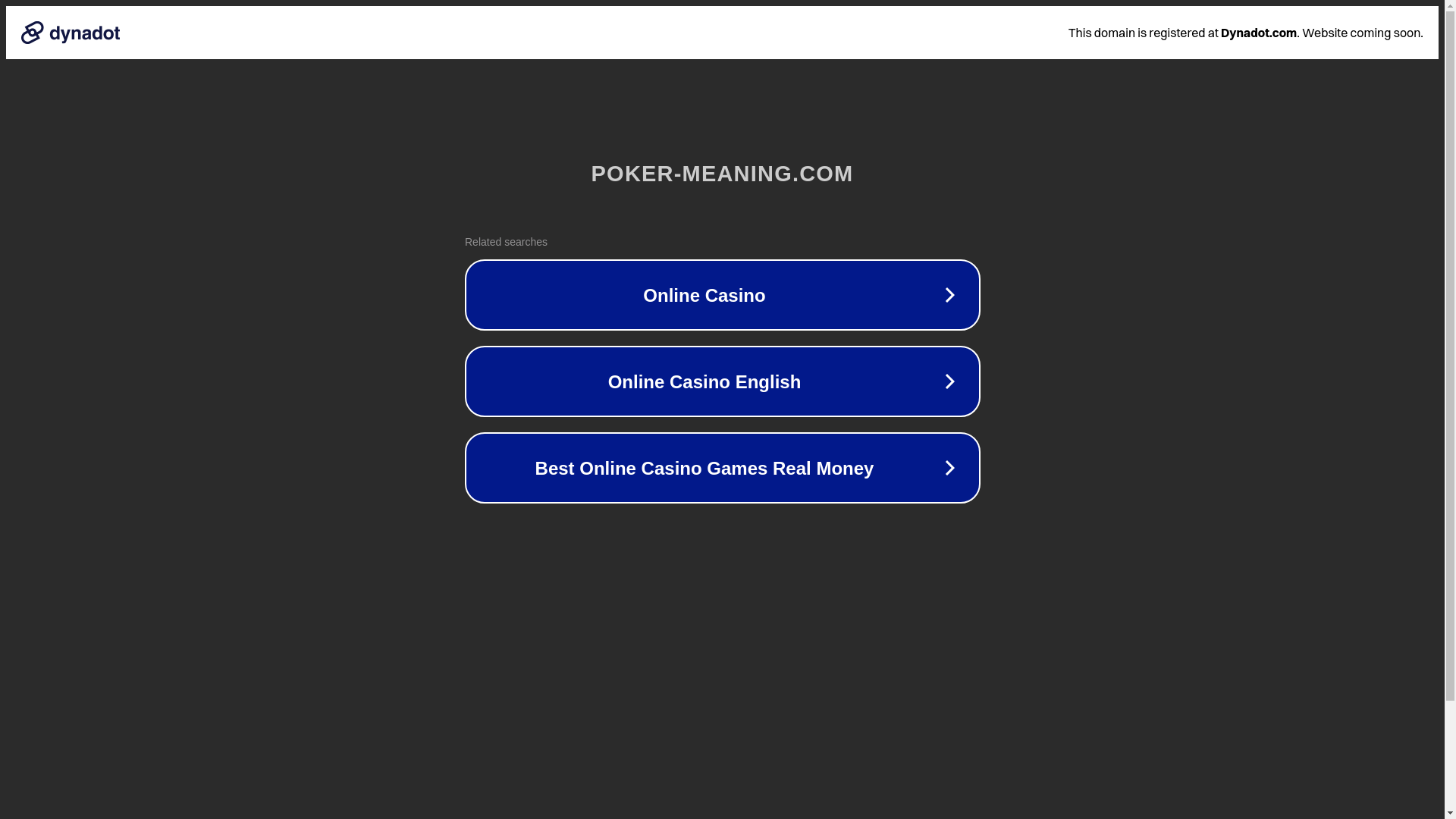website screenshot of https://poker-meaning.com/
