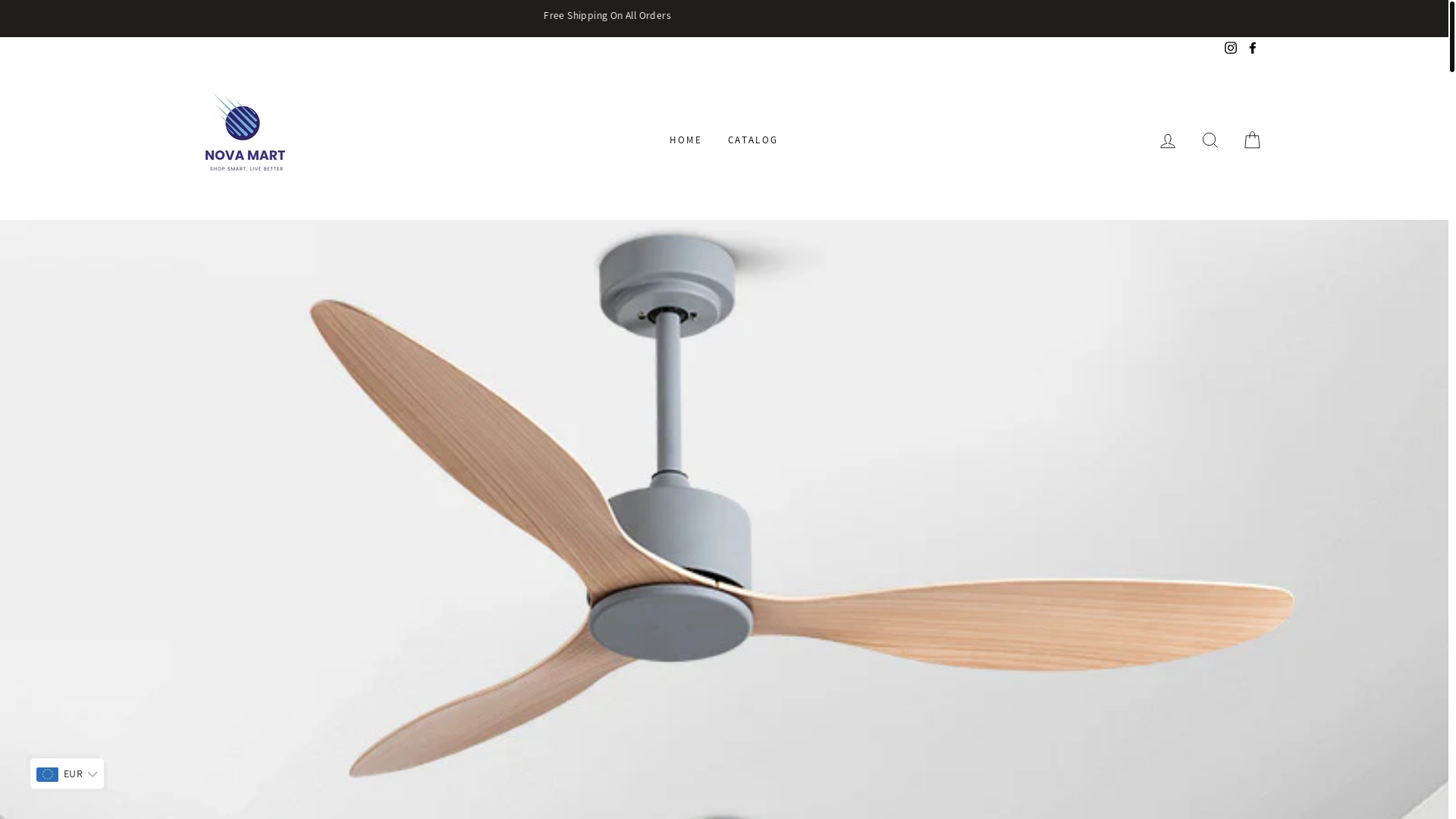 website screenshot of https://novamartshopping.com/