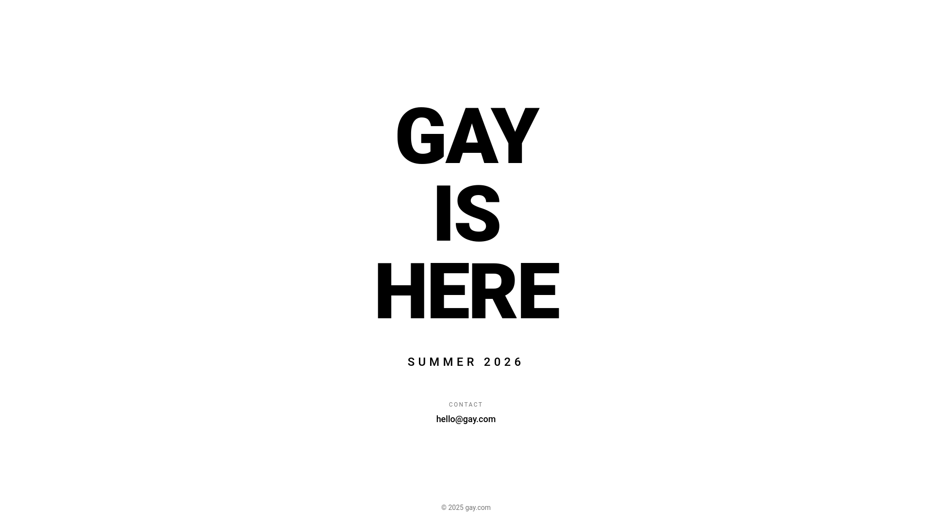 website screenshot of https://gay.com/