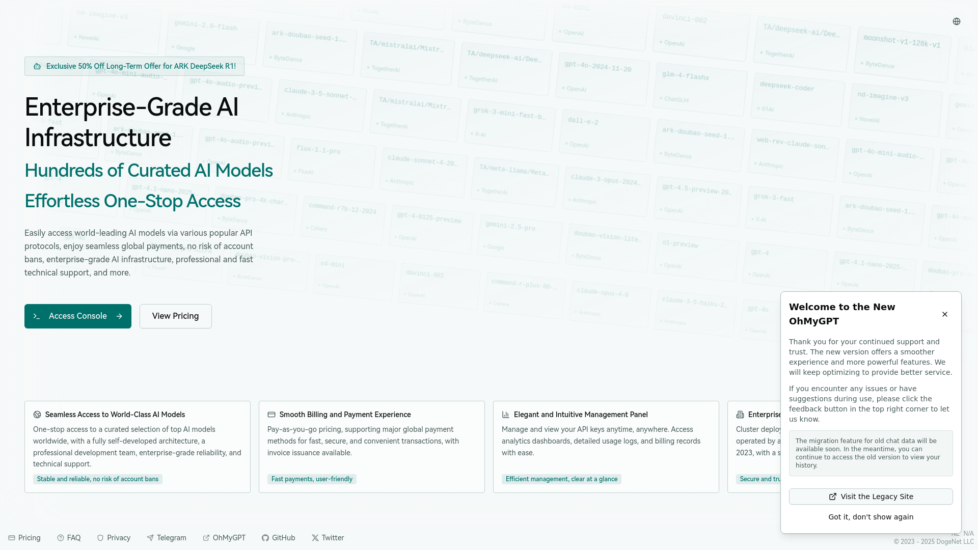 website screenshot of https://aigptx.top