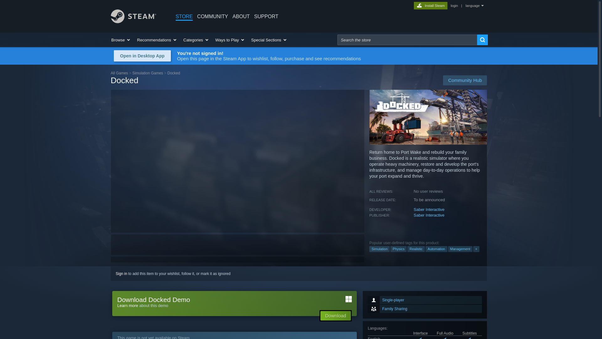 website screenshot of https://docked.it.com