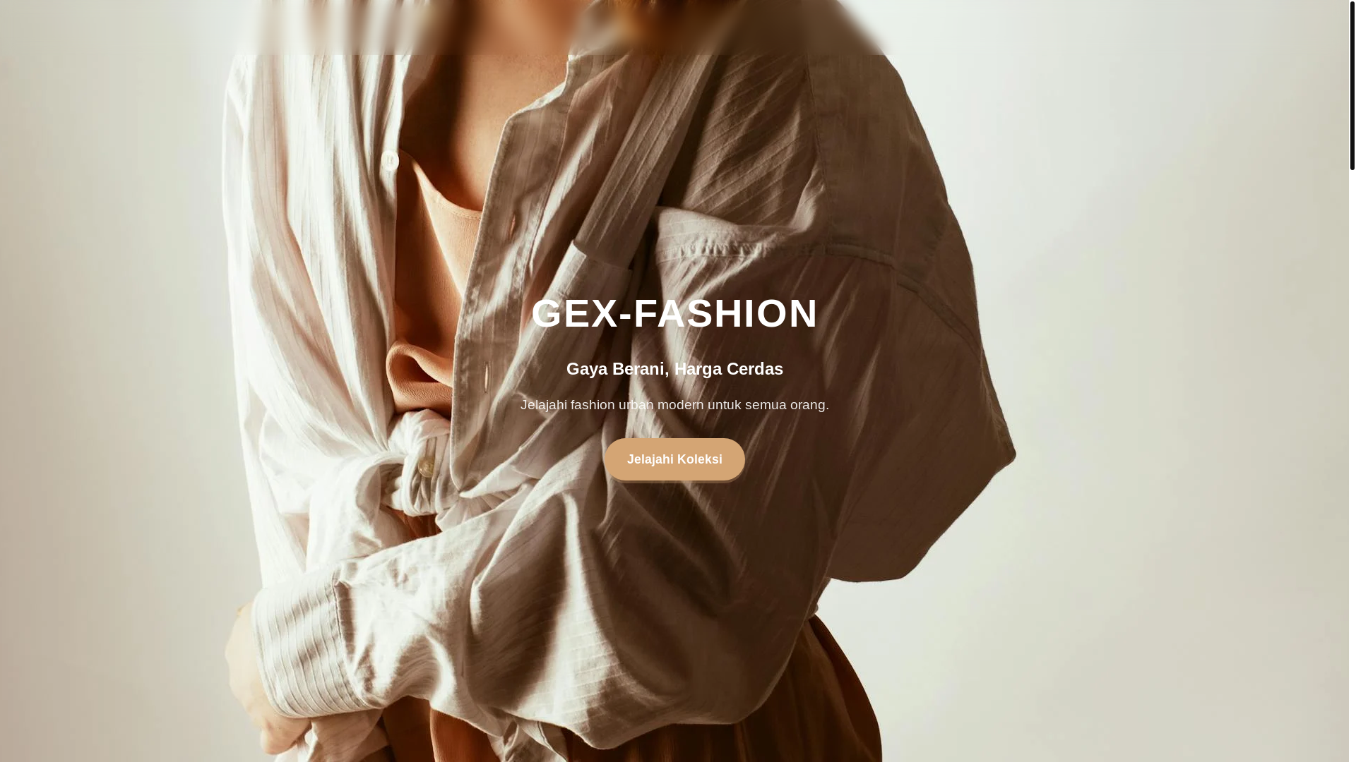website screenshot of https://gex-fashion.com/