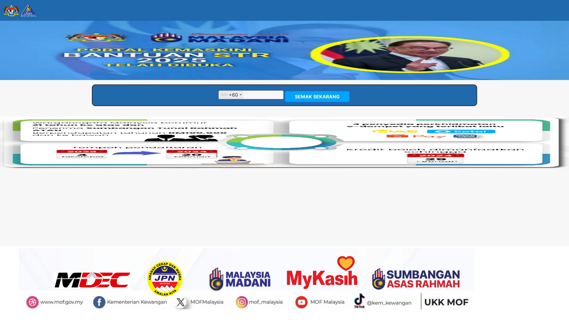 website screenshot of https://bantuansaramykasih-str2025.my.id/
