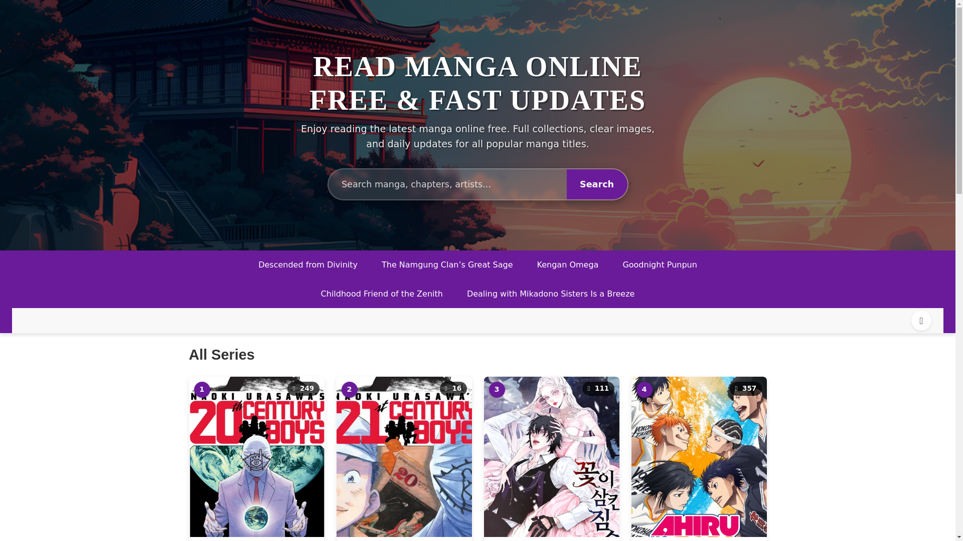 website screenshot of https://readmangazone.fr/