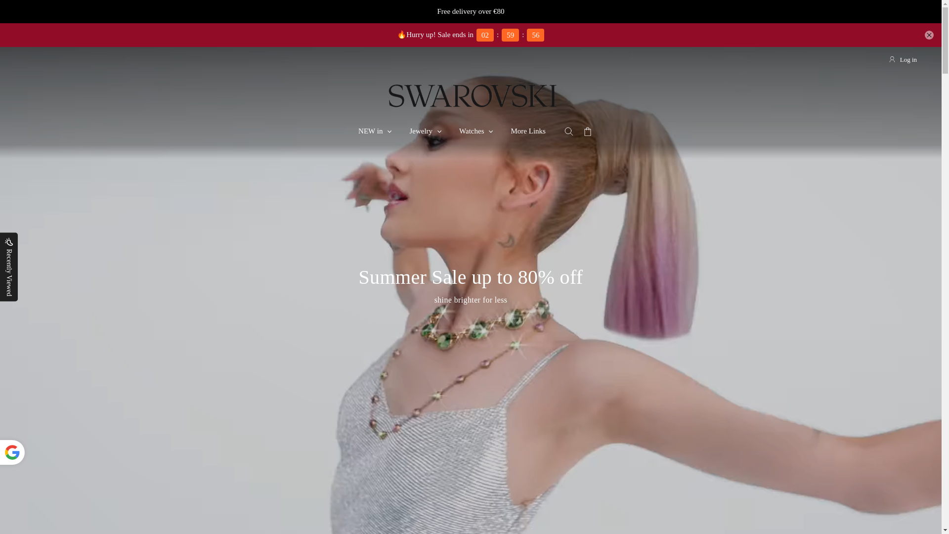 website screenshot of https://swarovski-vip.com/