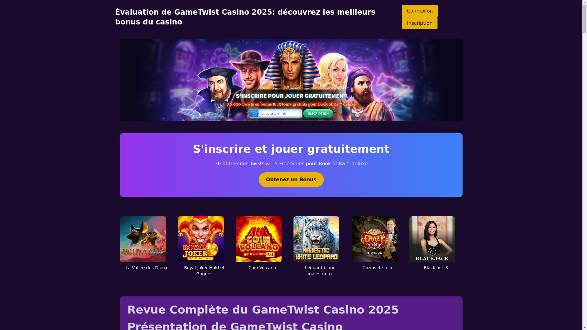 website screenshot of https://gametwistfrance.com/